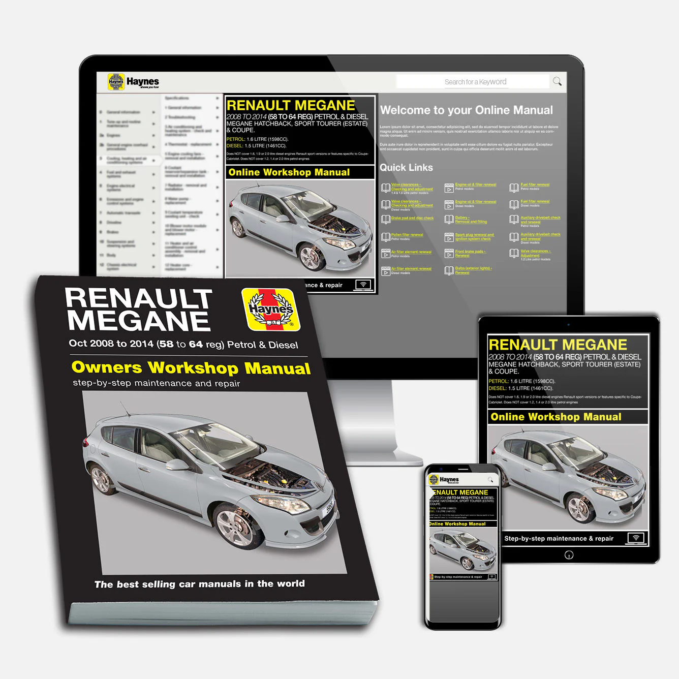 Renault Megane (2008-2014) Haynes Repair Manual