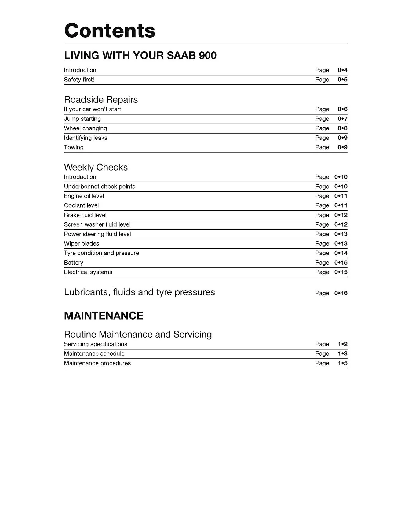 Saab 900 (Oct 1993-1998) Haynes Repair Manual - Image 3