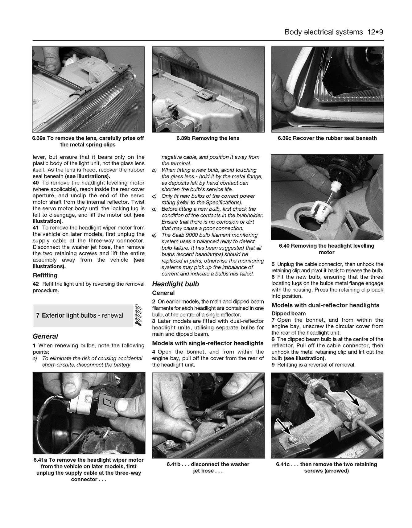 Saab 9000 (4-cyl) (1985-1998) Haynes Repair Manual - Image 6