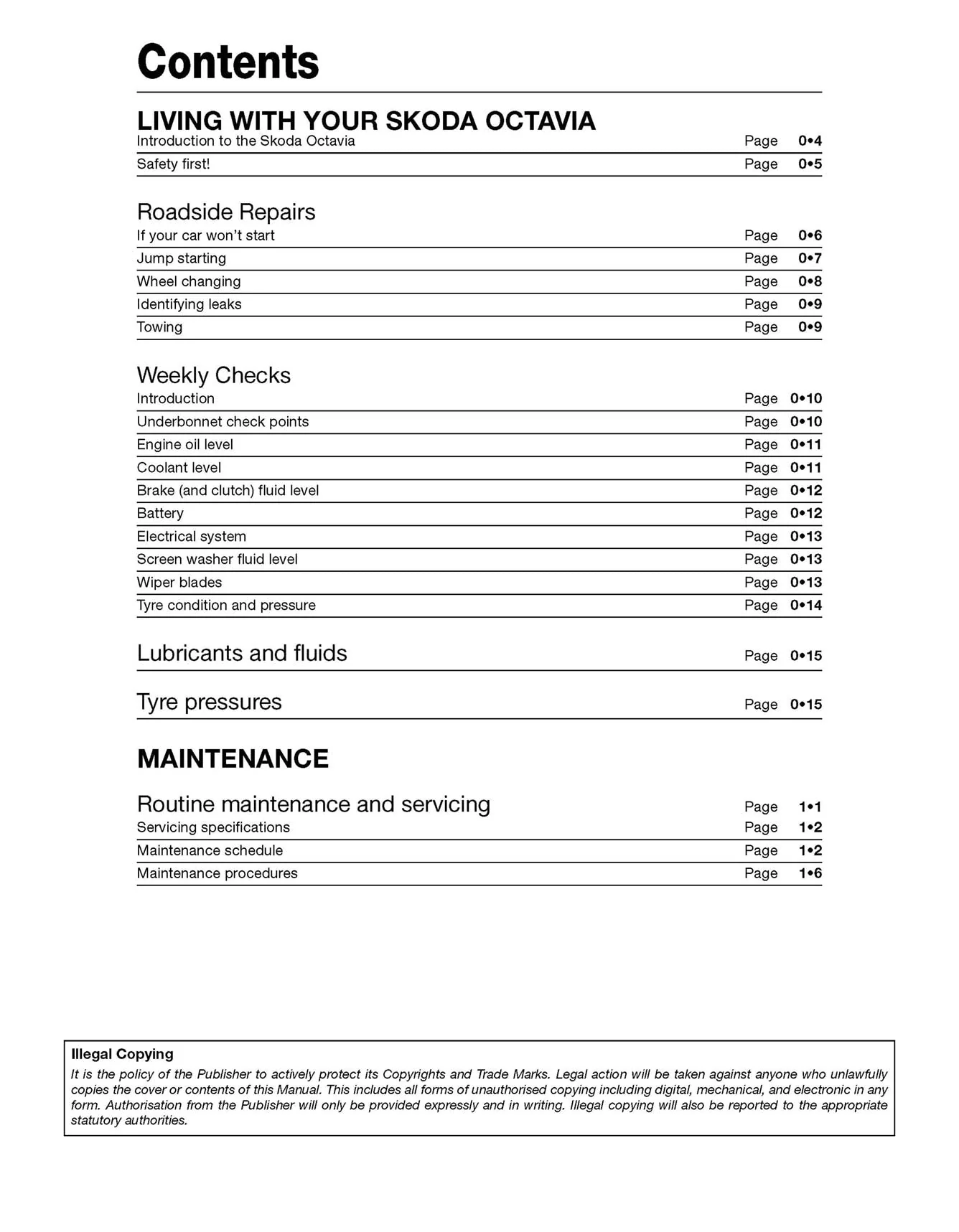 Skoda Octavia Diesel (May 2004-Mar 2013) Haynes Repair Manual - Image 4