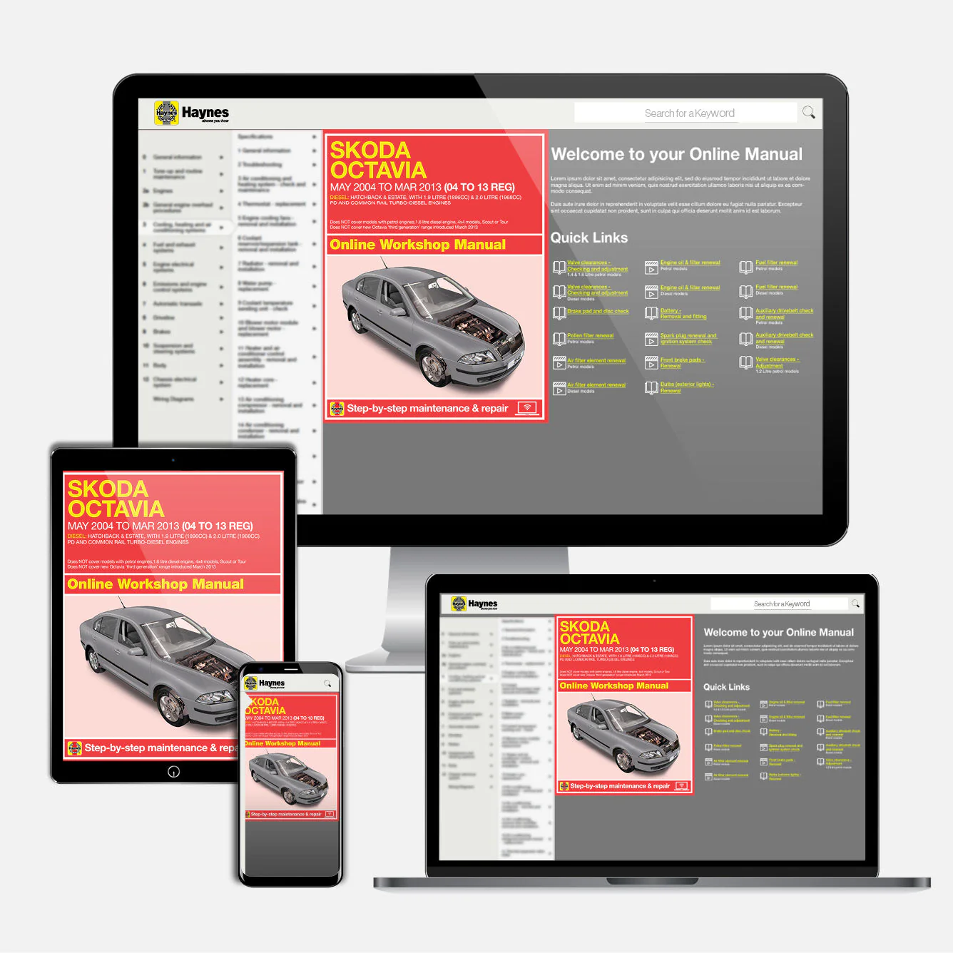 Skoda Octavia Diesel (May 2004-Mar 2013) Haynes Repair Manual - Image 9