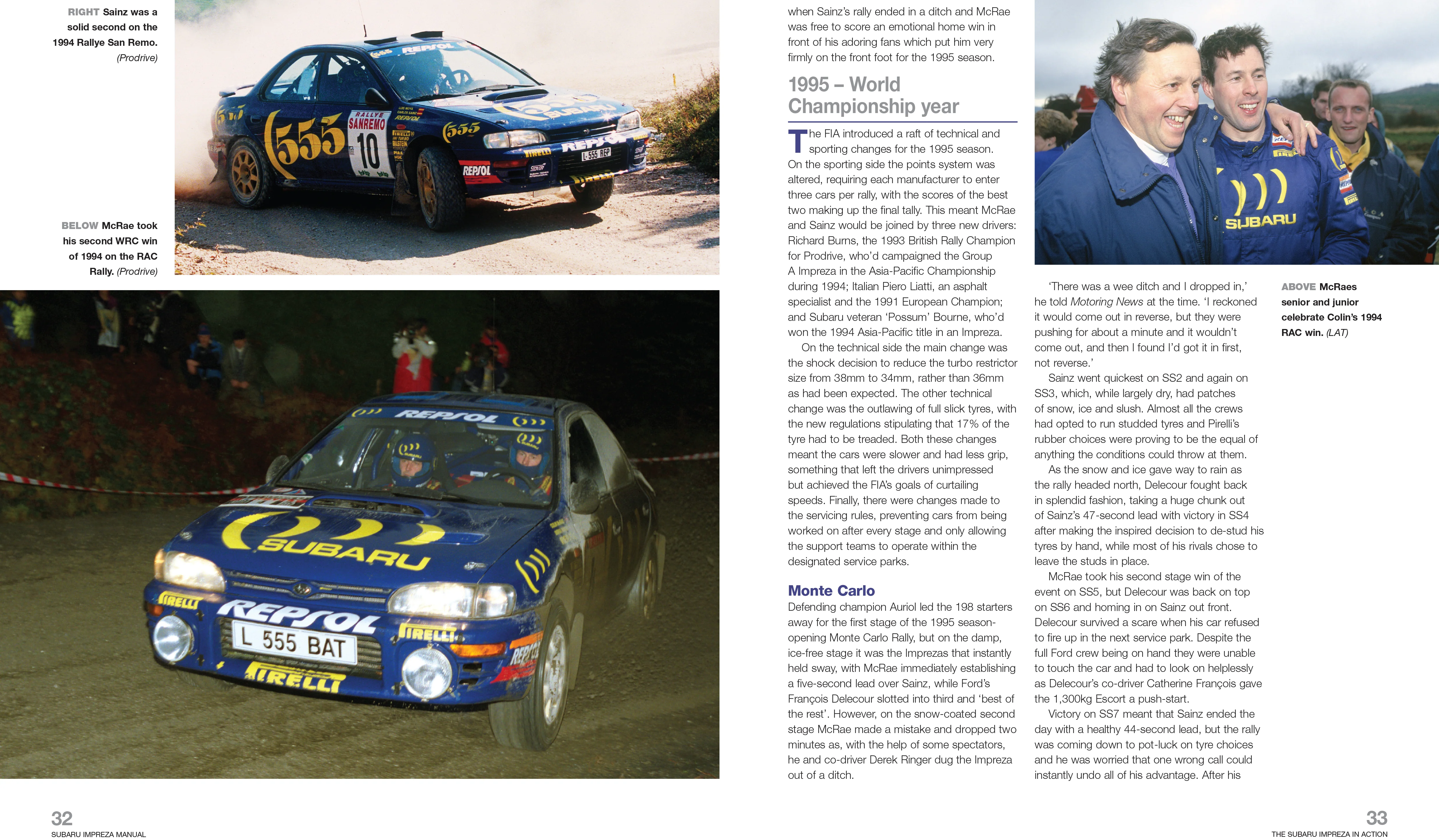 Subaru Impreza Group A Rally - Workshop Manual - Image 5
