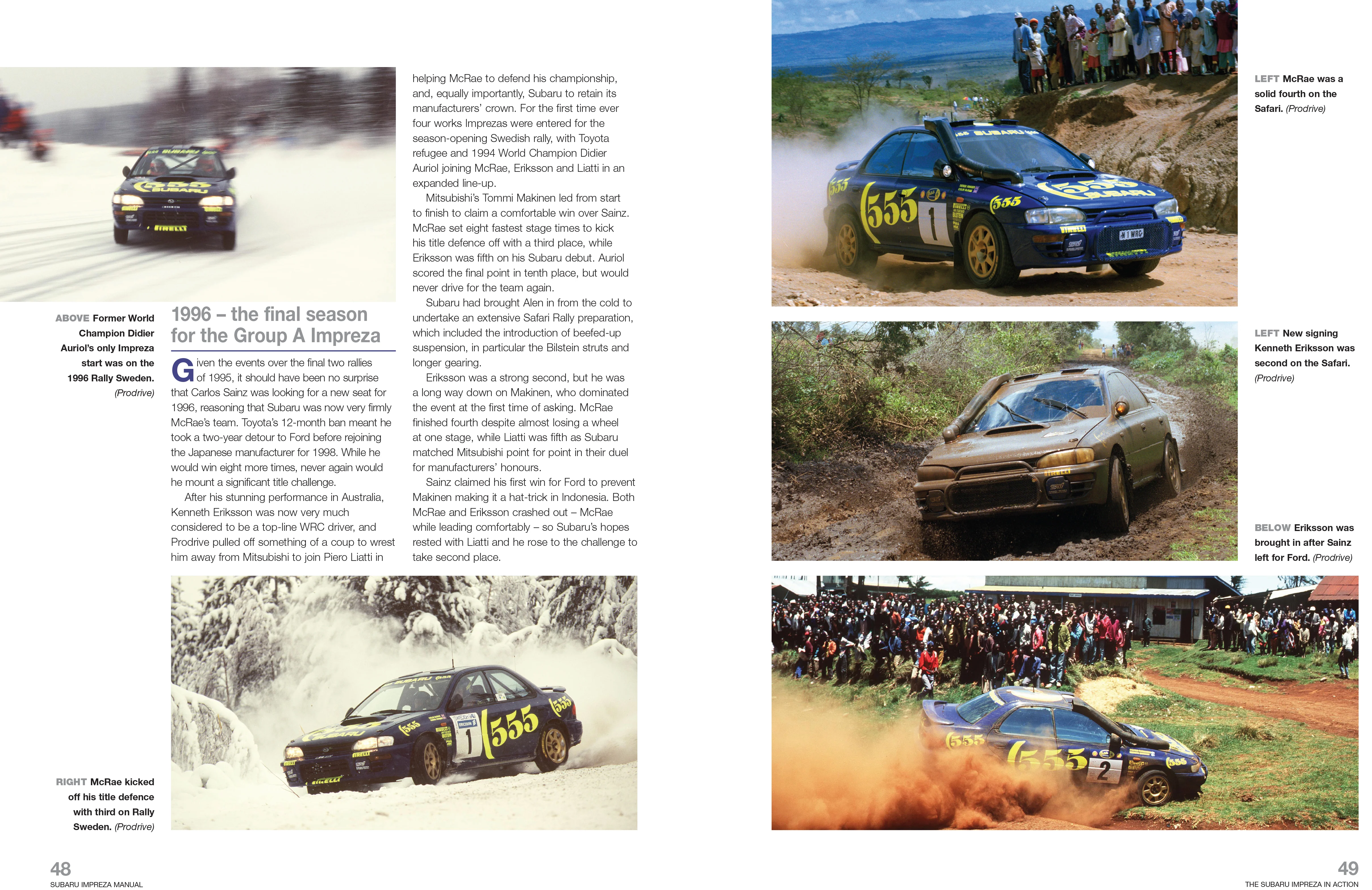 Subaru Impreza Group A Rally - Workshop Manual - Image 6