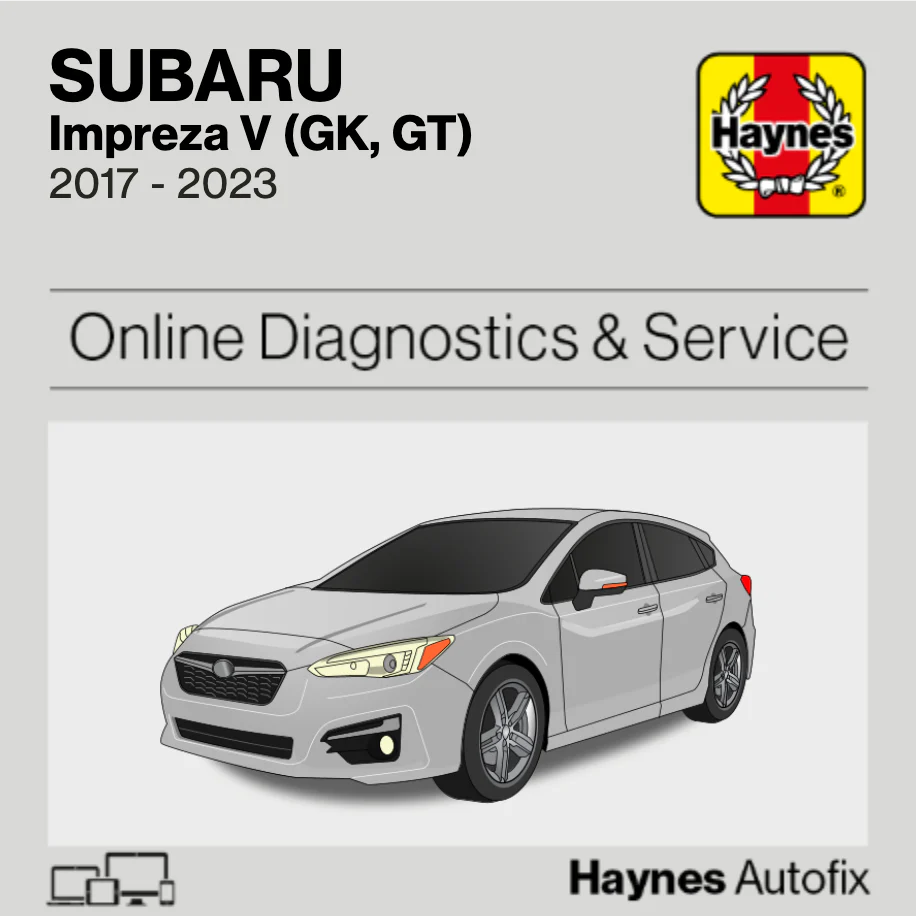Subaru Impreza V (GK, GT) 2017 to 2023 Haynes Online Diagnostics & Service Guide