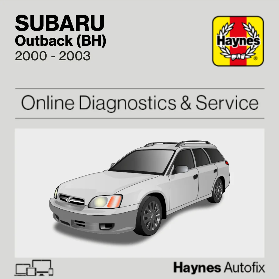 Subaru Outback (BH) 2000 to 2003 Haynes Online Diagnostics & Service Guide