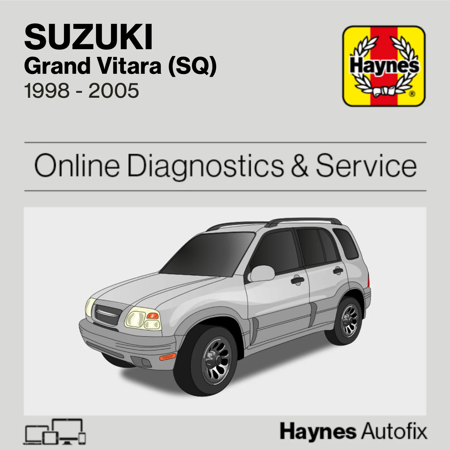 Suzuki Grand Vitara (SQ) 1998 to 2005 Haynes Online Diagnostics & Service Guide