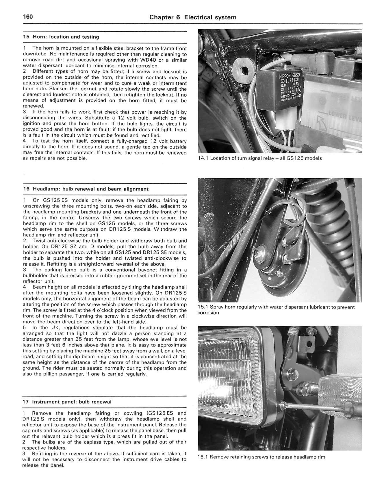 Suzuki GS, GN, GZ & DR125 Singles (1982-2005) Haynes Repair Manual - Image 6
