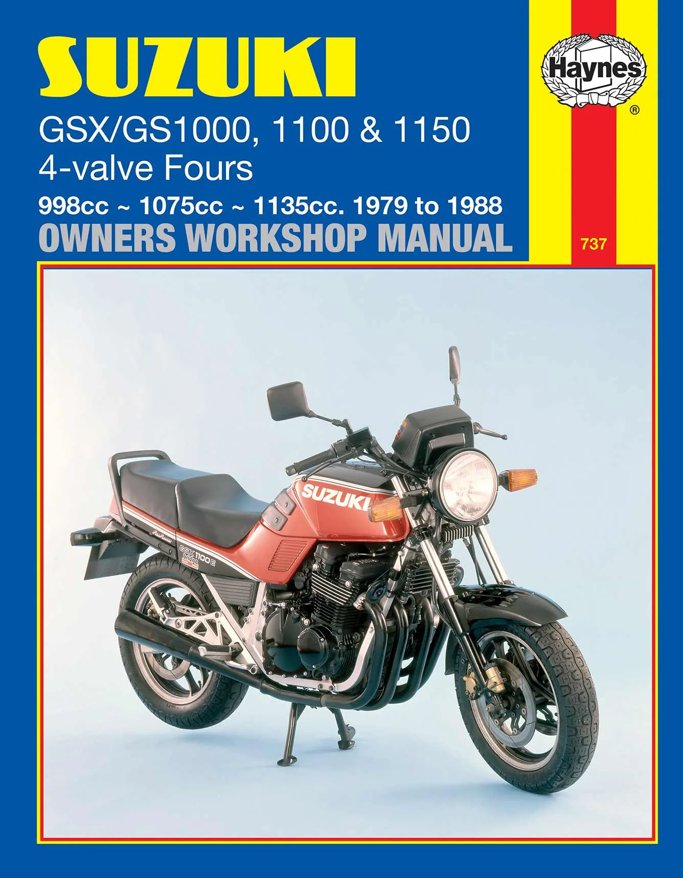 Suzuki GS/GSX1000, 1100 & 1150 4-valve Fours (1979-1988) Haynes Repair Manual