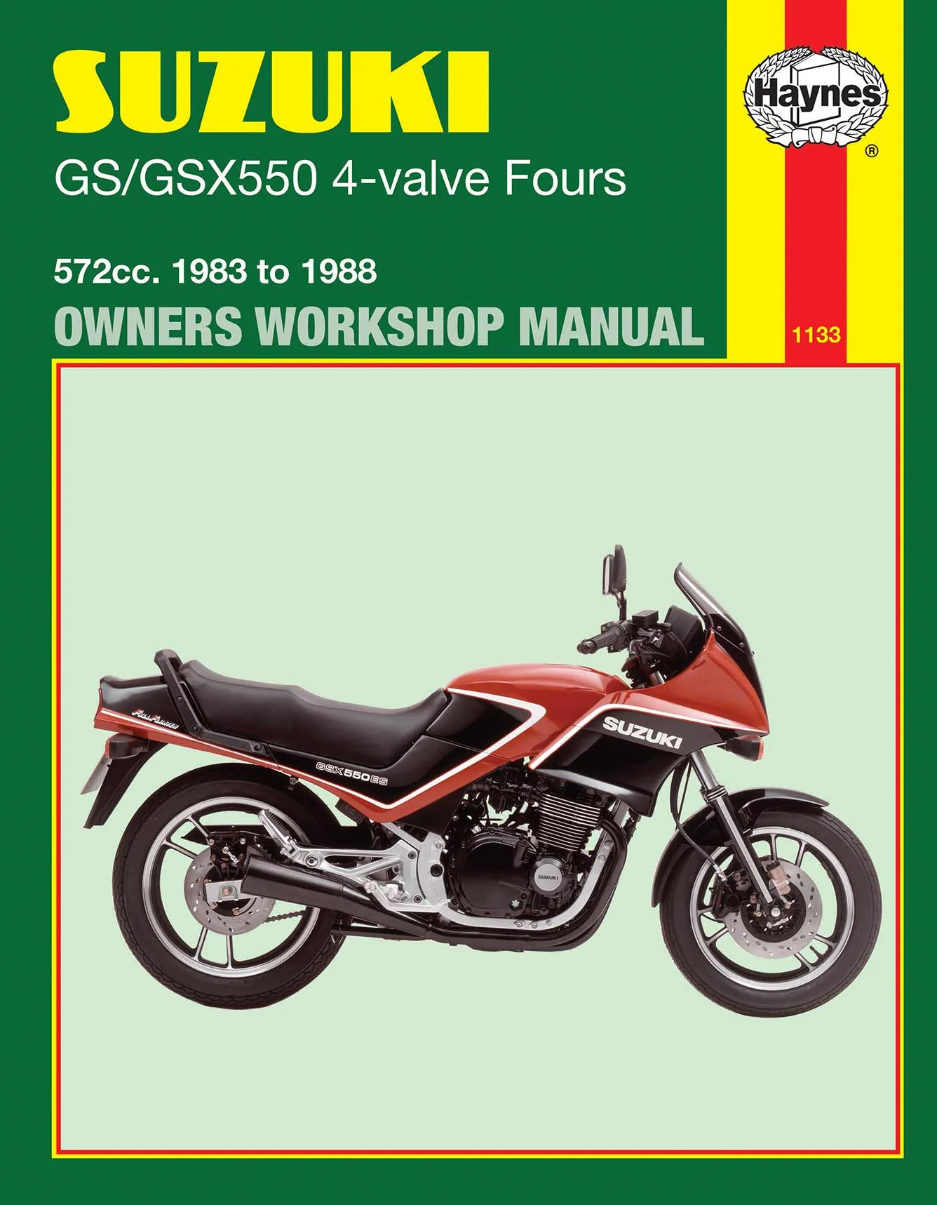 Suzuki GS/GSX550 4-valve Fours (1983-1988) Haynes Repair Manual