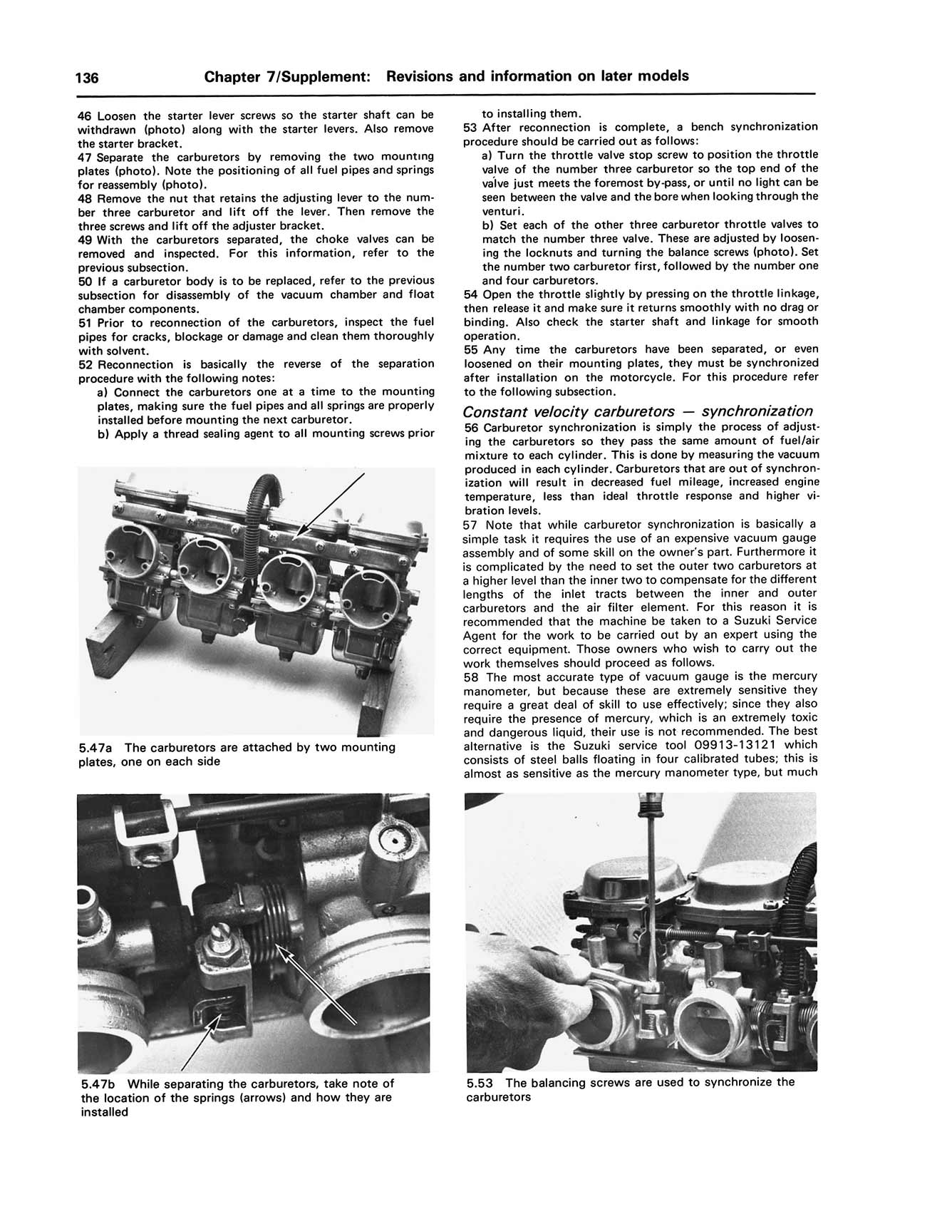Suzuki GS550 (1977-1982) & GS750 Fours (1976-1979) Haynes Repair Manual - Image 6