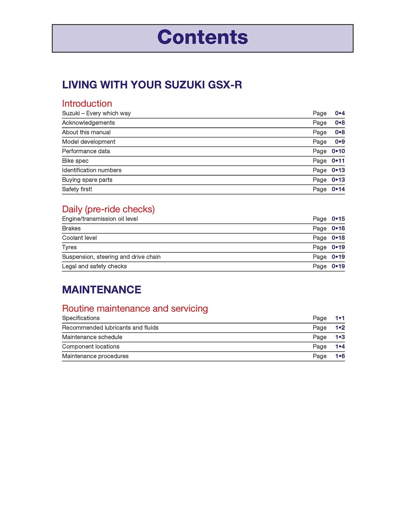 Suzuki GSX-R600 (2001-2003), GSX-R750 (2000-2003), GSX-R1000 (2001-2002) Haynes Repair Manual - Image 3