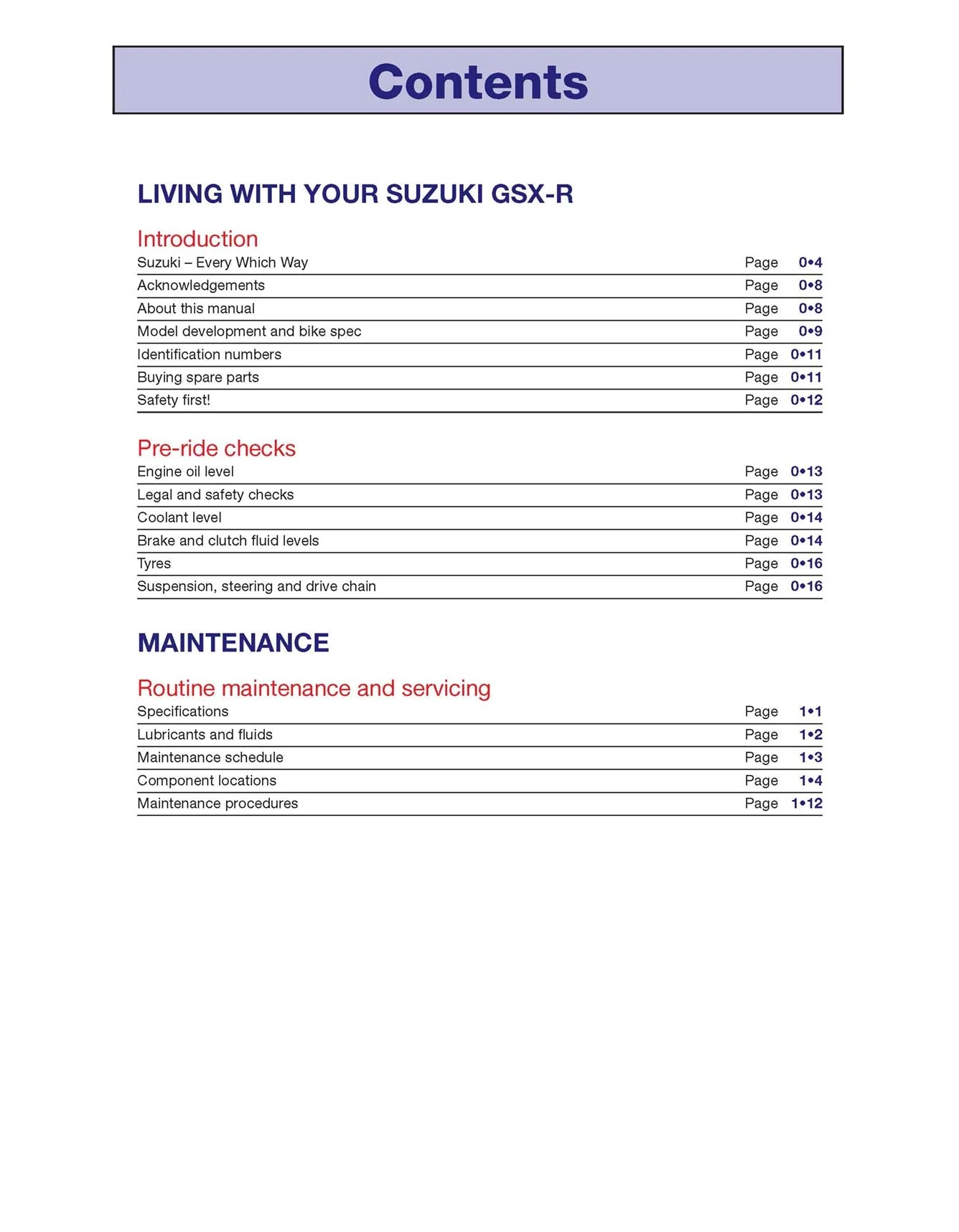 Suzuki GSX-R600/750 (2004-2005) & GSX-R1000 (2003-2008) Haynes Repair Manual - Image 3