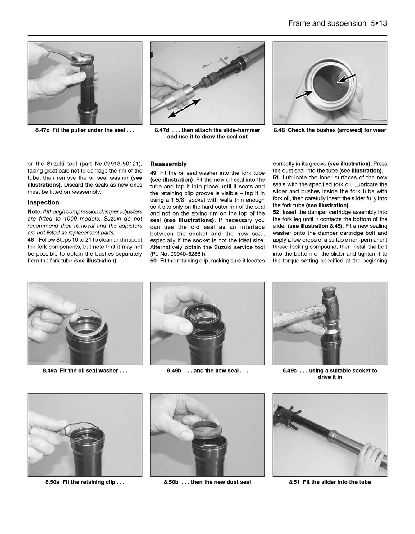 Suzuki GSX-R600/750 (2004-2005) & GSX-R1000 (2003-2008) Haynes Repair Manual - Image 6