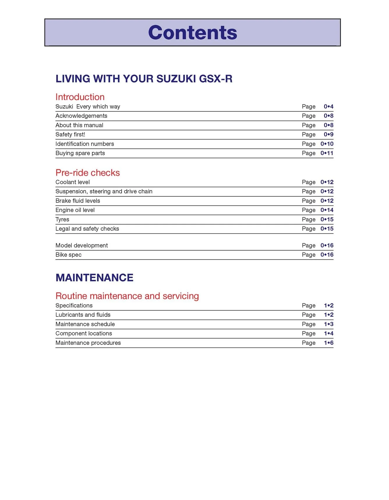 Suzuki GSX-R600 & 750 (2006-2016) Haynes Repair Manual - Image 4
