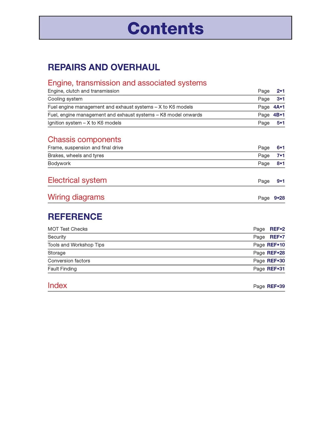 Suzuki GSX1300R Hayabusa (1999-2013) Haynes Repair Manual - Image 4