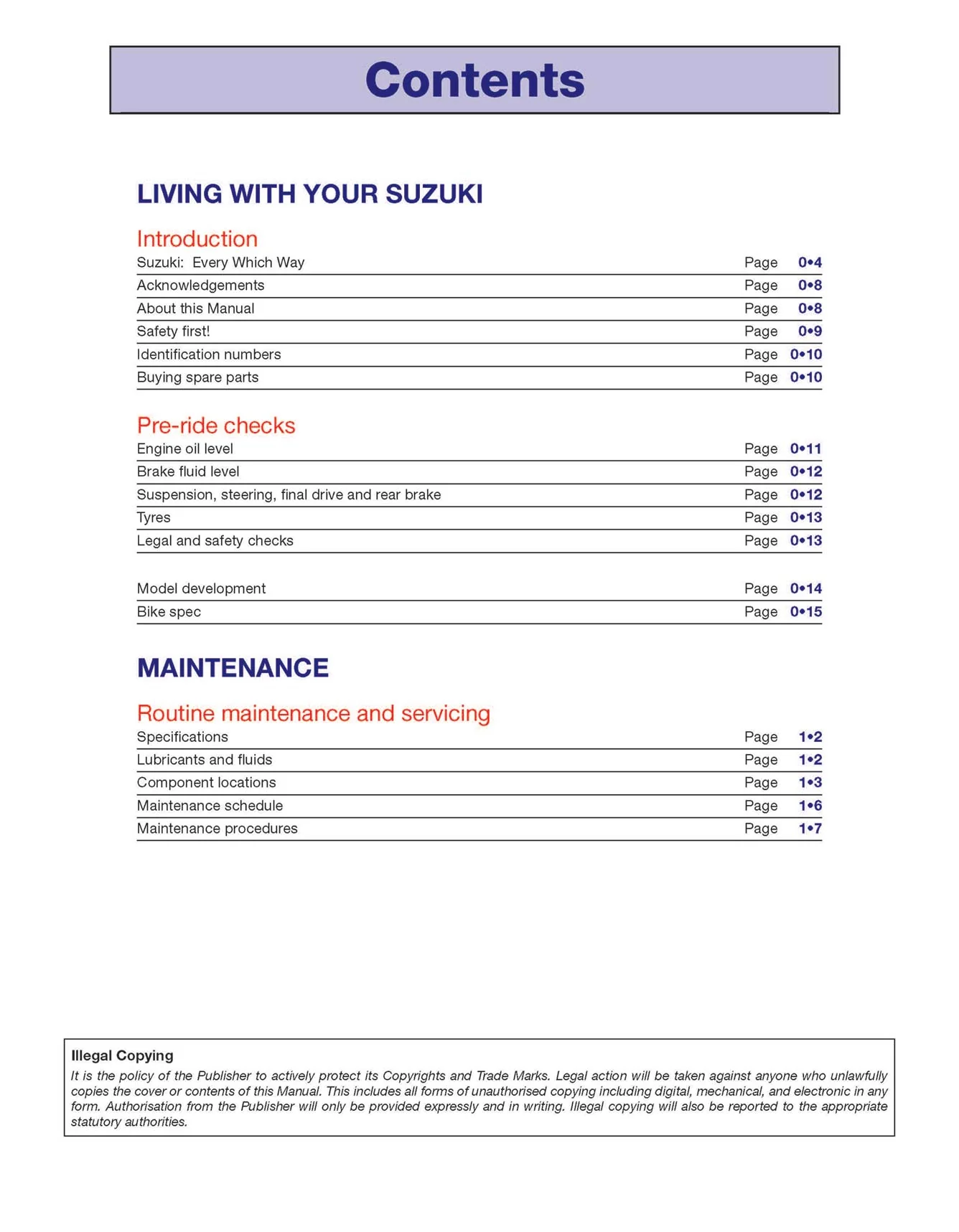 Suzuki RV125/200 VanVan (2003-2017) Haynes Repair Manual - Image 4