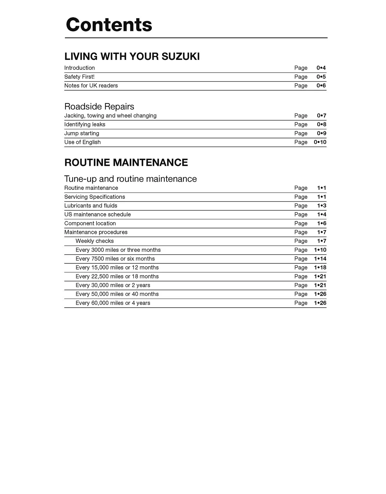 Suzuki SJ Series, Samurai & Vitara (4-cyl) Petrol (1982-1997) Haynes Repair Manual - Image 3