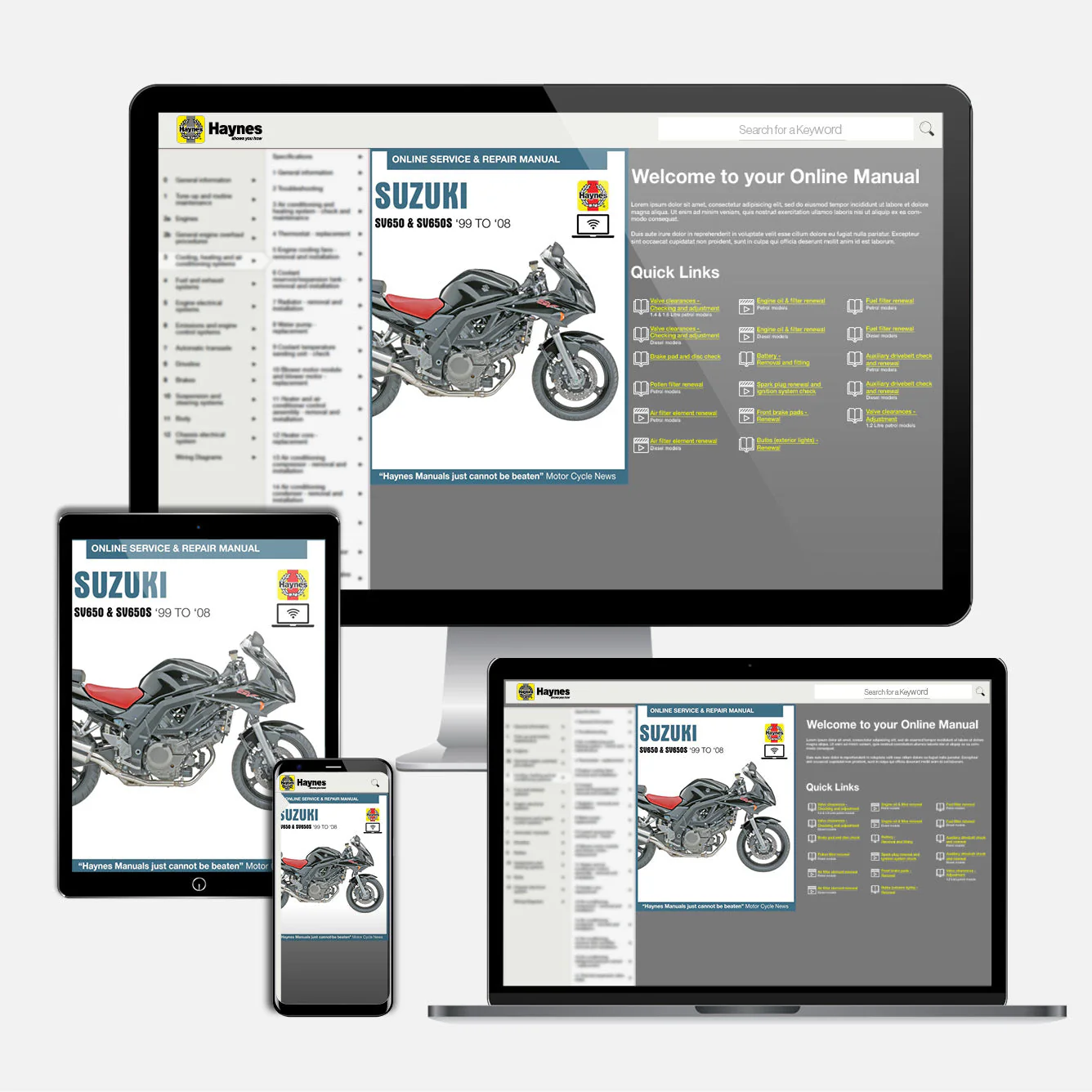 Suzuki SV650 & SV650S (1999-2008) Haynes Repair Manual - Image 9