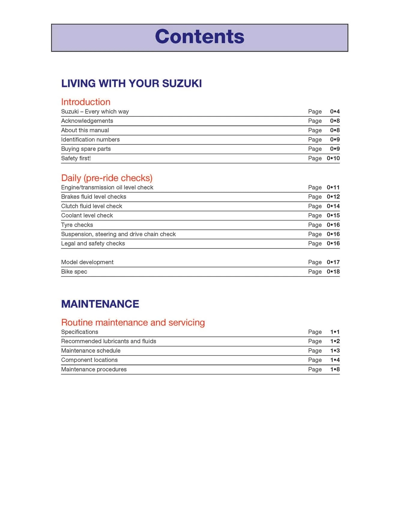 Suzuki TL1000S/R & DL1000 V-Strom (1997-2004) Haynes Repair Manual - Image 3