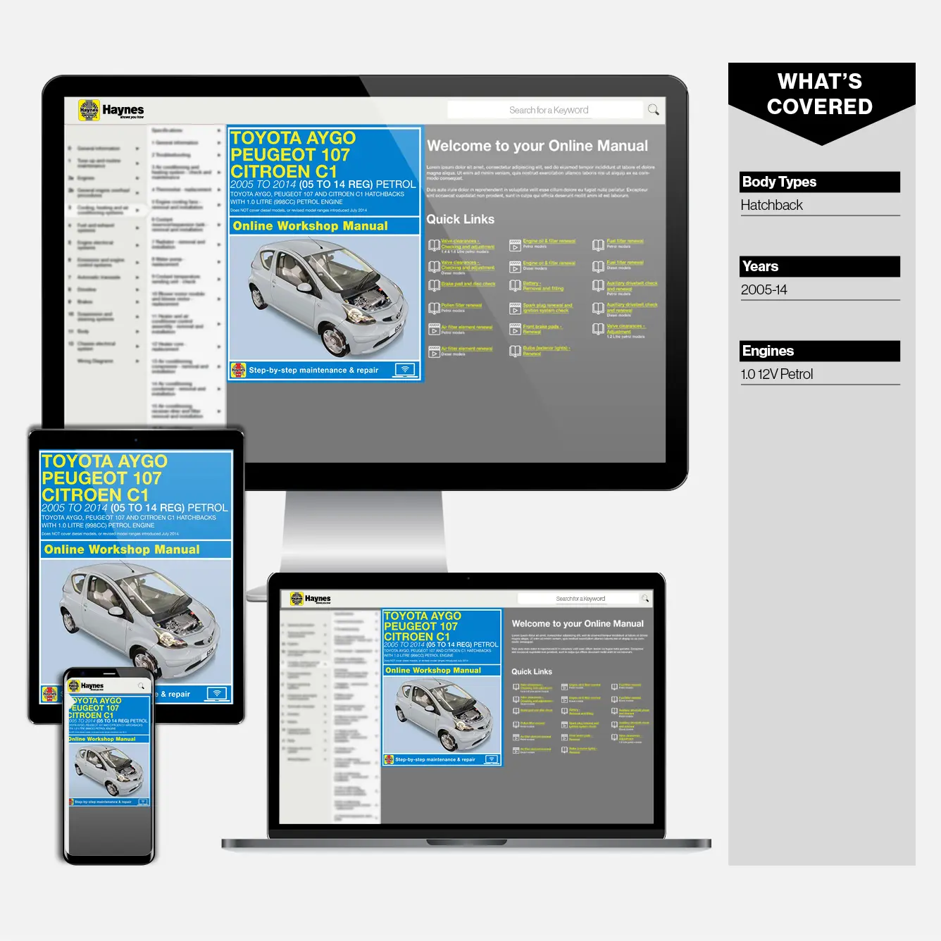 Toyota Aygo, Peugeot 107 & Citroen C1 petrol (2005-2014) Haynes Repair Manual - Image 9