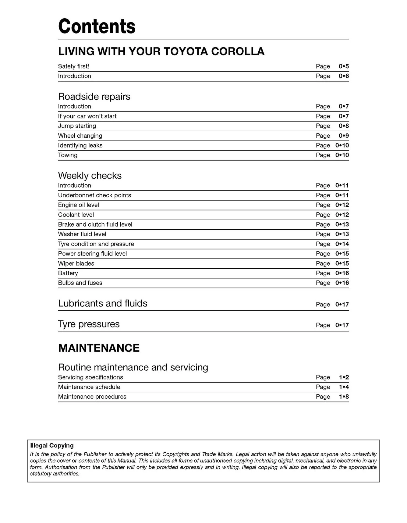 Toyota Corolla Petrol (July 1997-Feb 2002) Haynes Repair Manual - Image 3