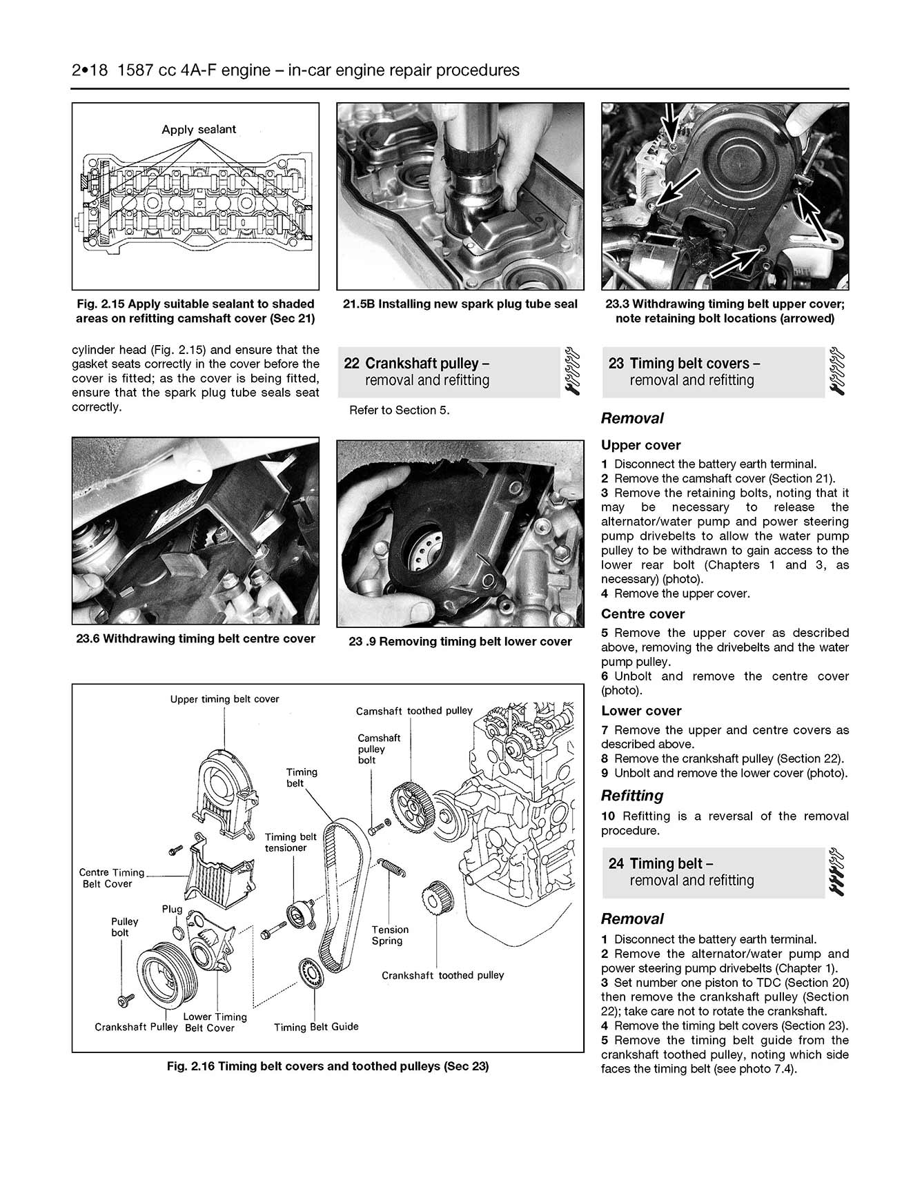 Toyota Corolla Petrol (Sept 1987-Aug 1992) Haynes Repair Manual - Image 5