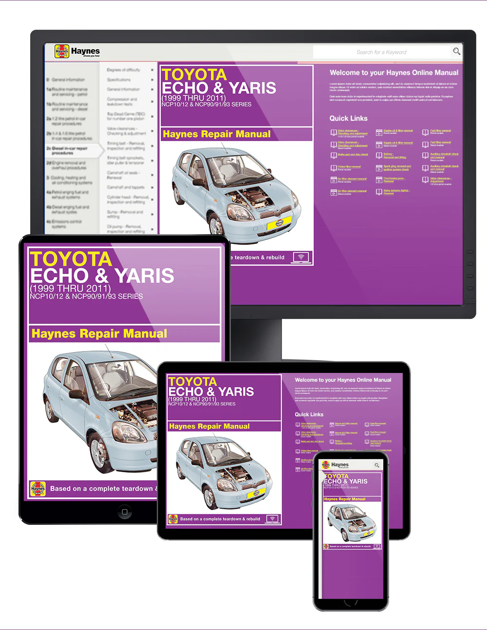 Toyota Echo & Yaris (1999-2011) Haynes Repair Manual - Image 2
