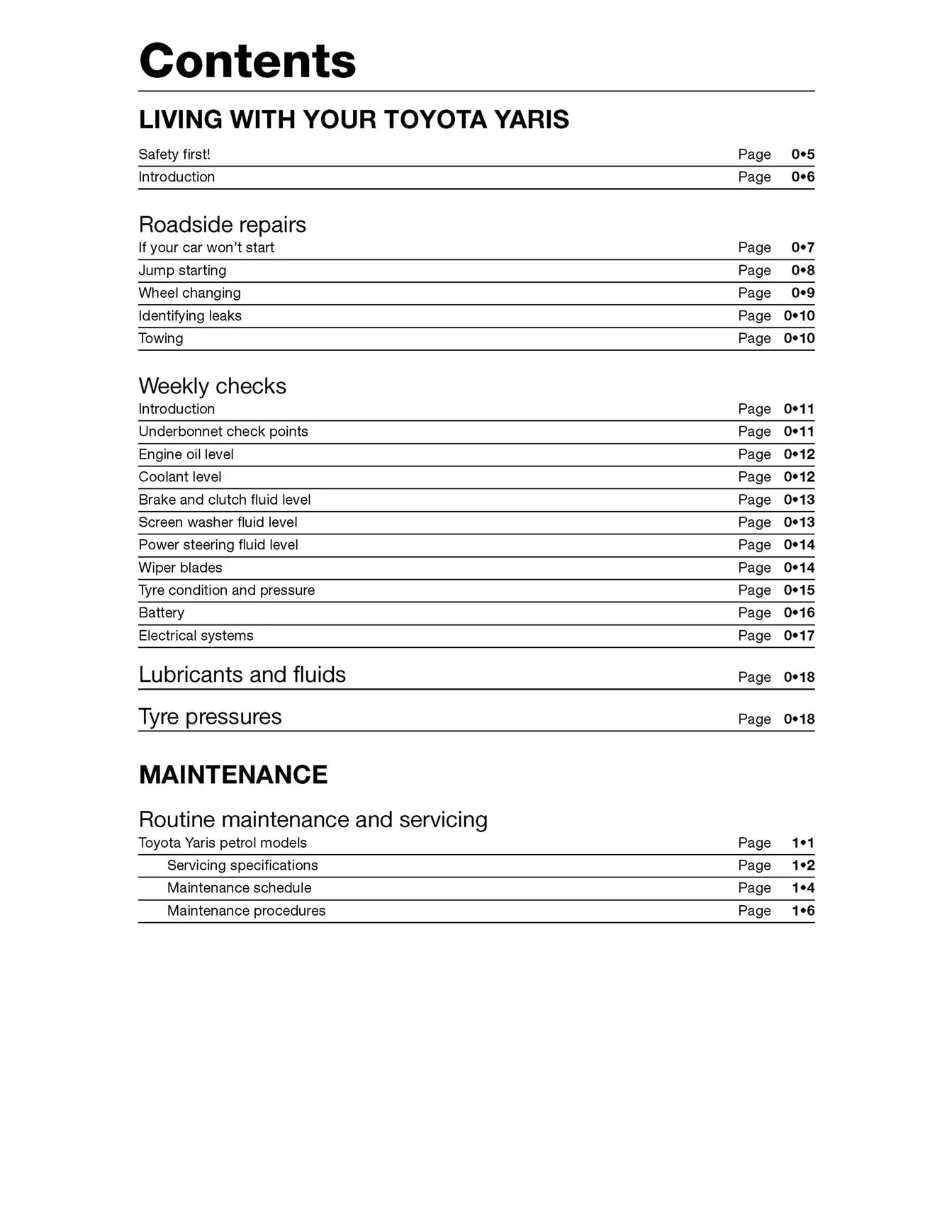 Toyota Yaris Petrol (1999-2005) Haynes Repair Manual - Image 4