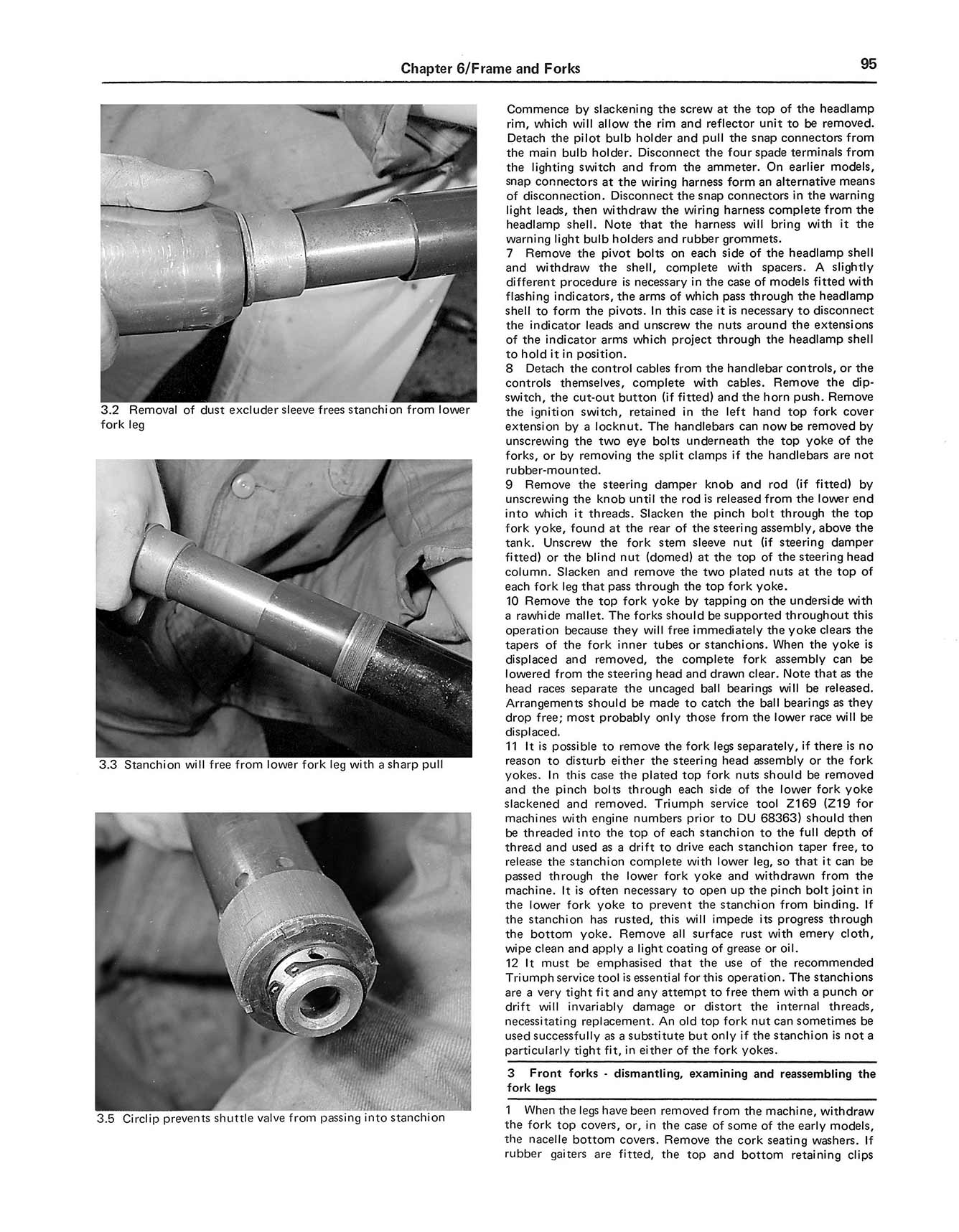Triumph 650 & 750 2-valve Unit Twins (1963-1983) Haynes Repair Manual - Image 6