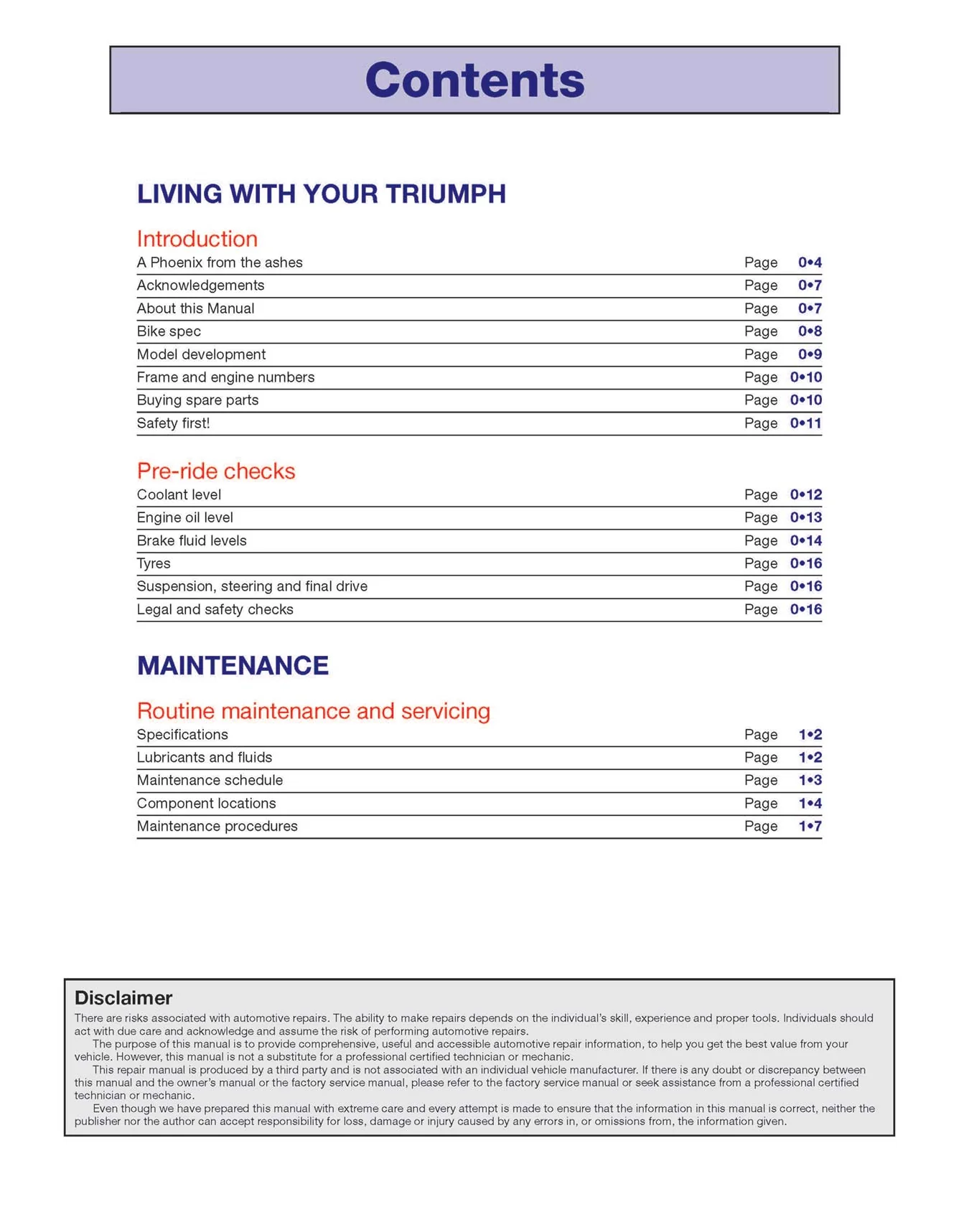 Triumph 675 Daytona & Street Triple (2006-2016) Haynes Repair Manual - Image 4