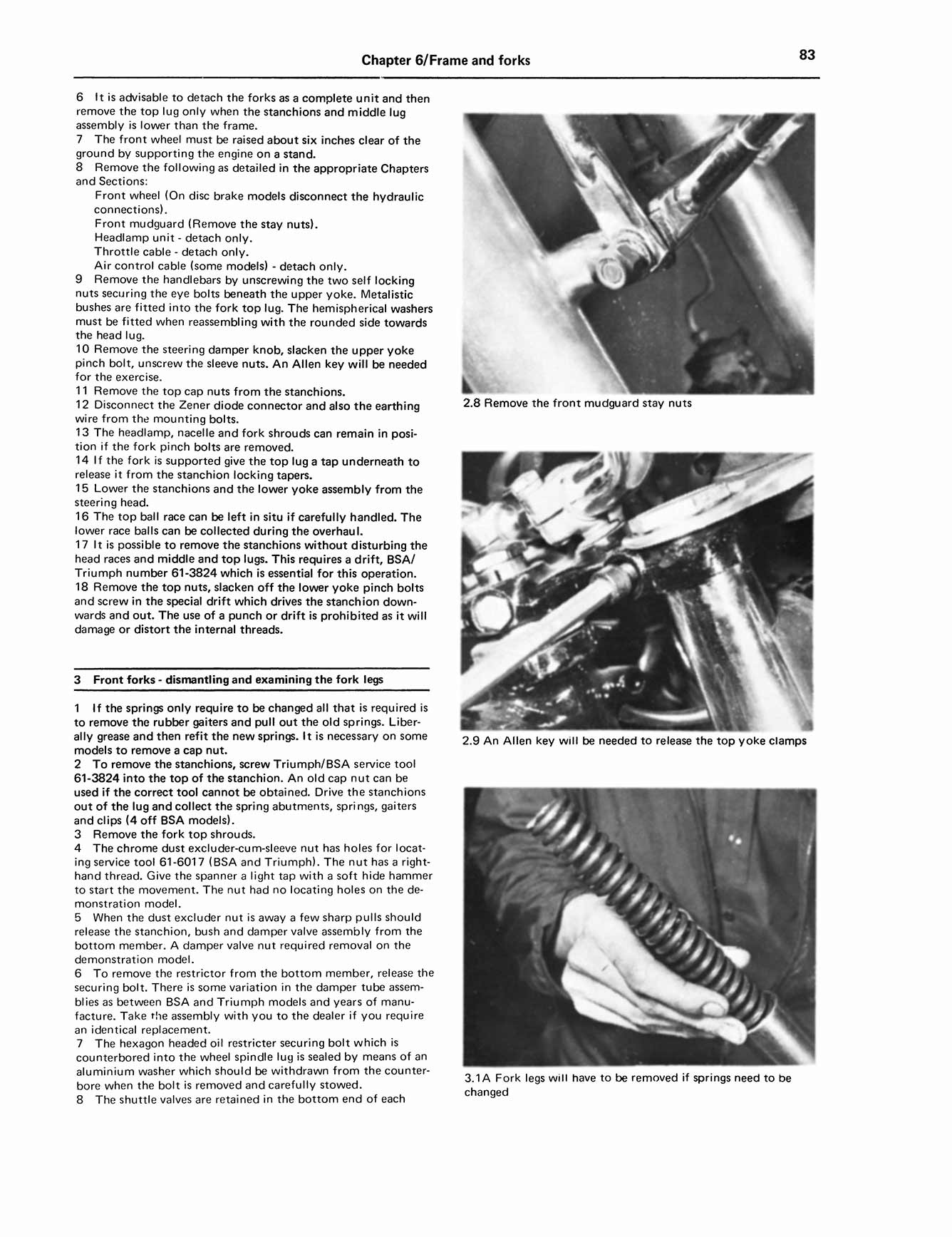 Triumph Trident & BSA Rocket 3 (1969-1975) Haynes Repair Manual - Image 6