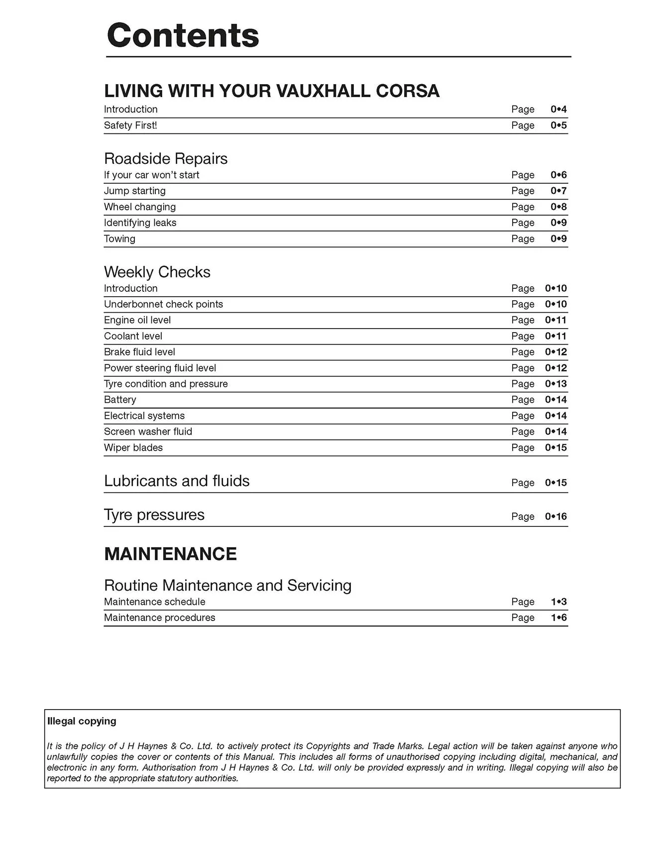 Vauxhall Corsa Petrol (Mar 1993-1997) Haynes Repair Manual - Image 3