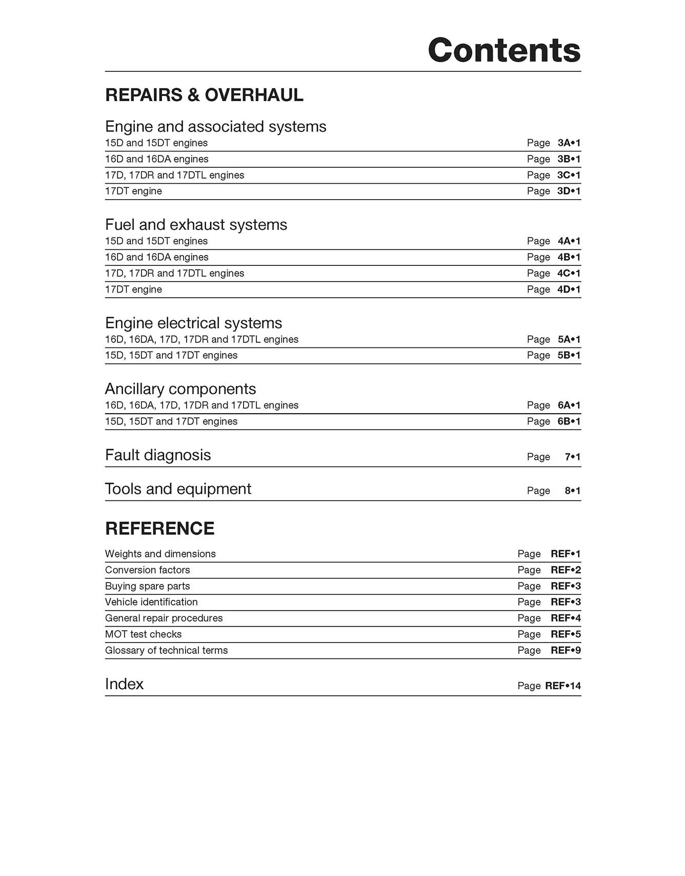 Vauxhall/Opel 1.5, 1.6 & 1.7 litre Diesel Engine (1982-1996) Haynes Repair Manual - Image 4