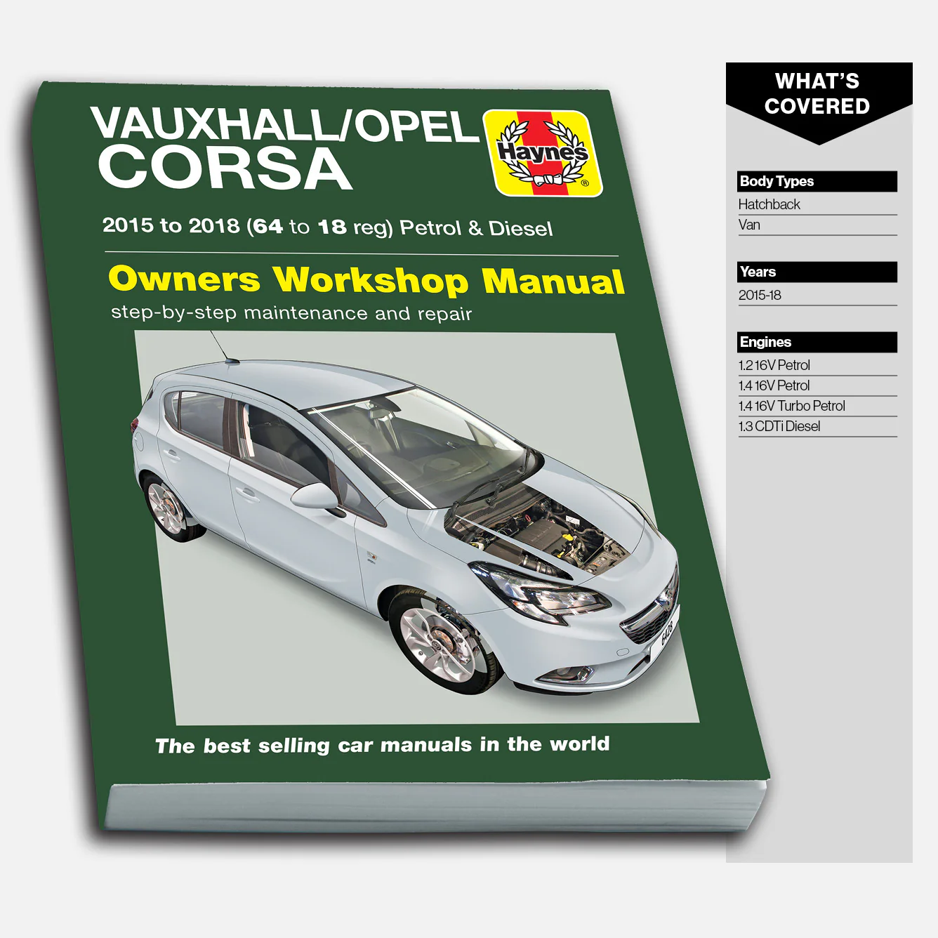 Vauxhall/Opel Corsa Petrol & Diesel (2015-2018) 64 to 18 Haynes Repair Manual - Image 2
