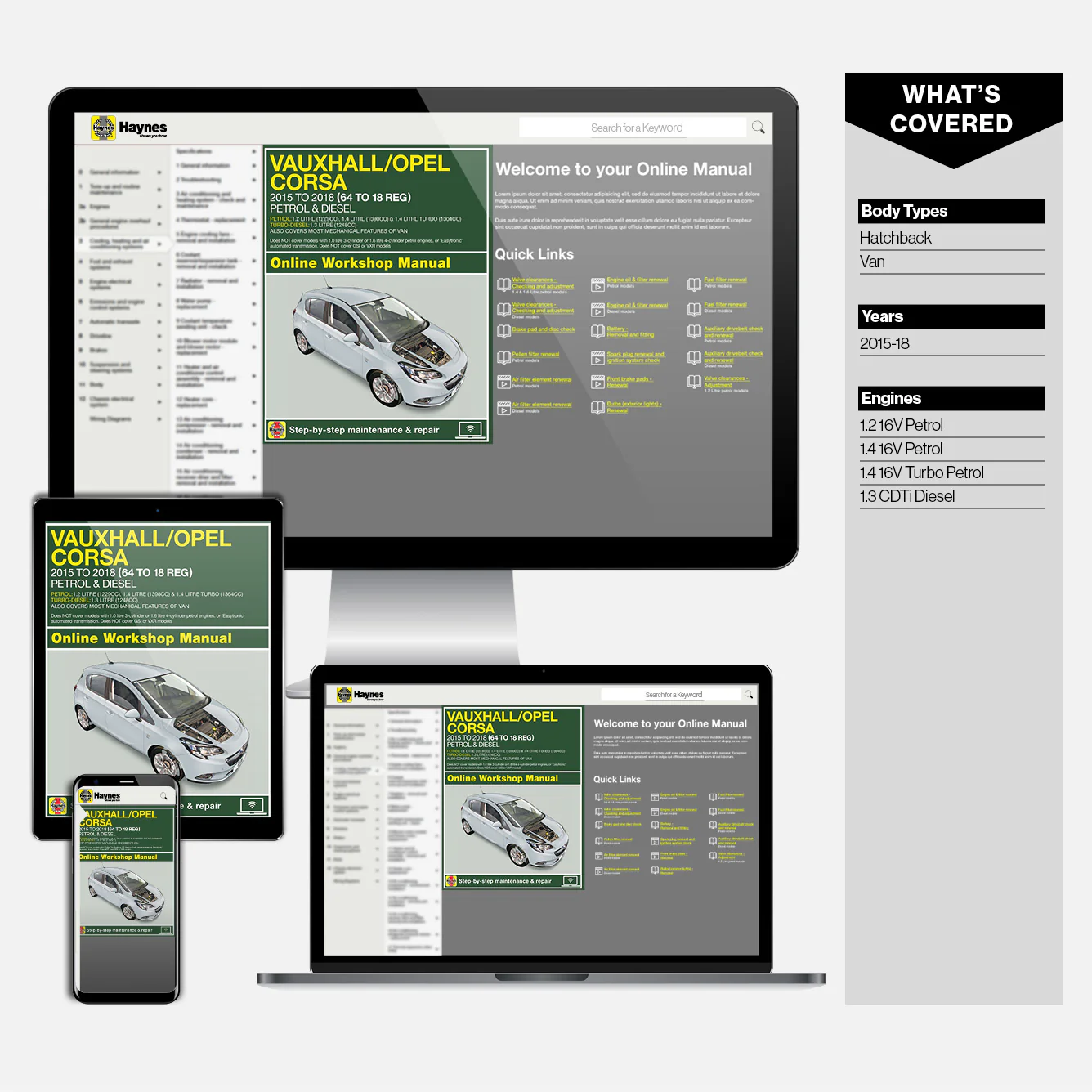 Vauxhall/Opel Corsa Petrol & Diesel (2015-2018) 64 to 18 Haynes Repair Manual - Image 9