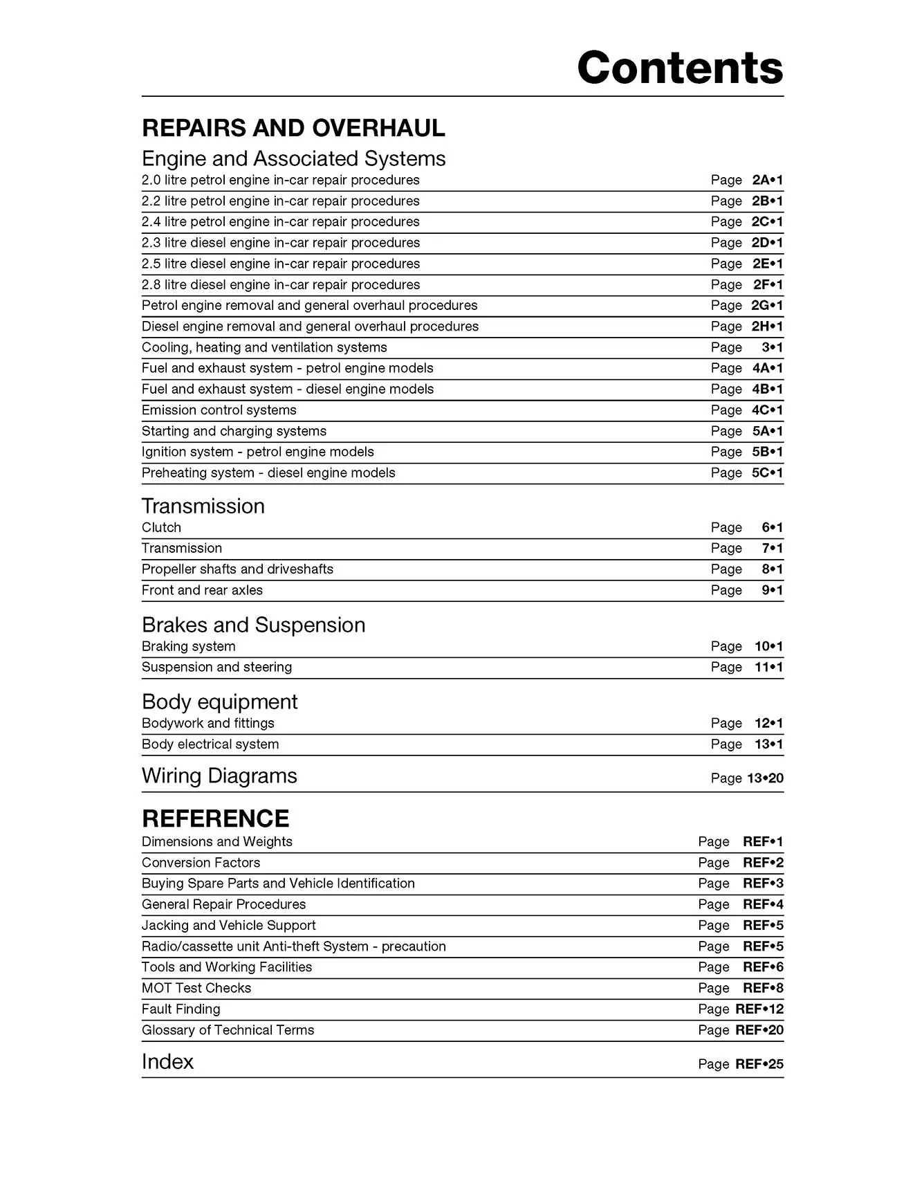 Vauxhall/Opel Frontera Petrol & Diesel (1991-Sept 1998) Haynes Repair Manual - Image 4