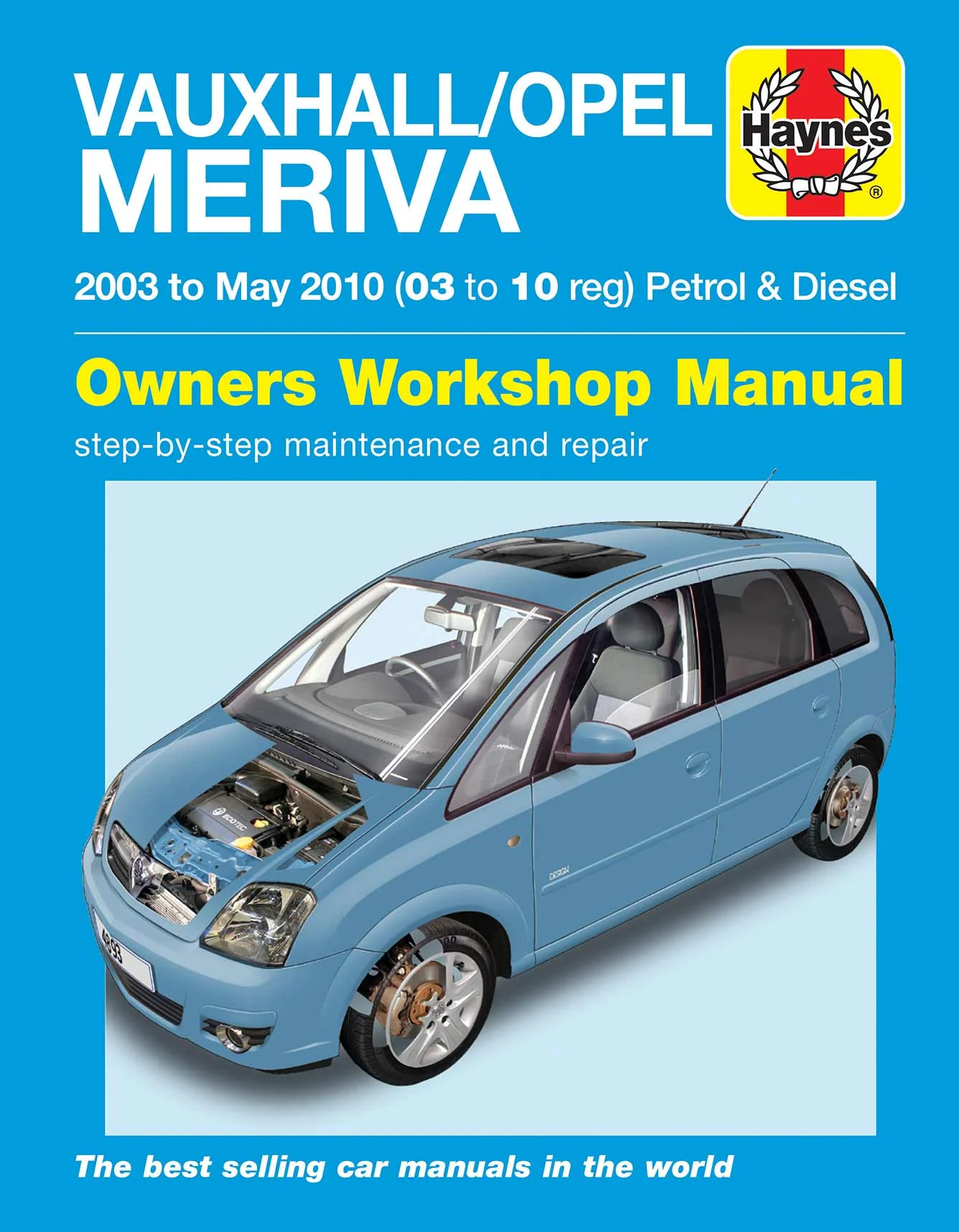 Vauxhall/Opel Meriva Petrol & Diesel (2003-May 2010) Haynes Repair Manual - Image 2