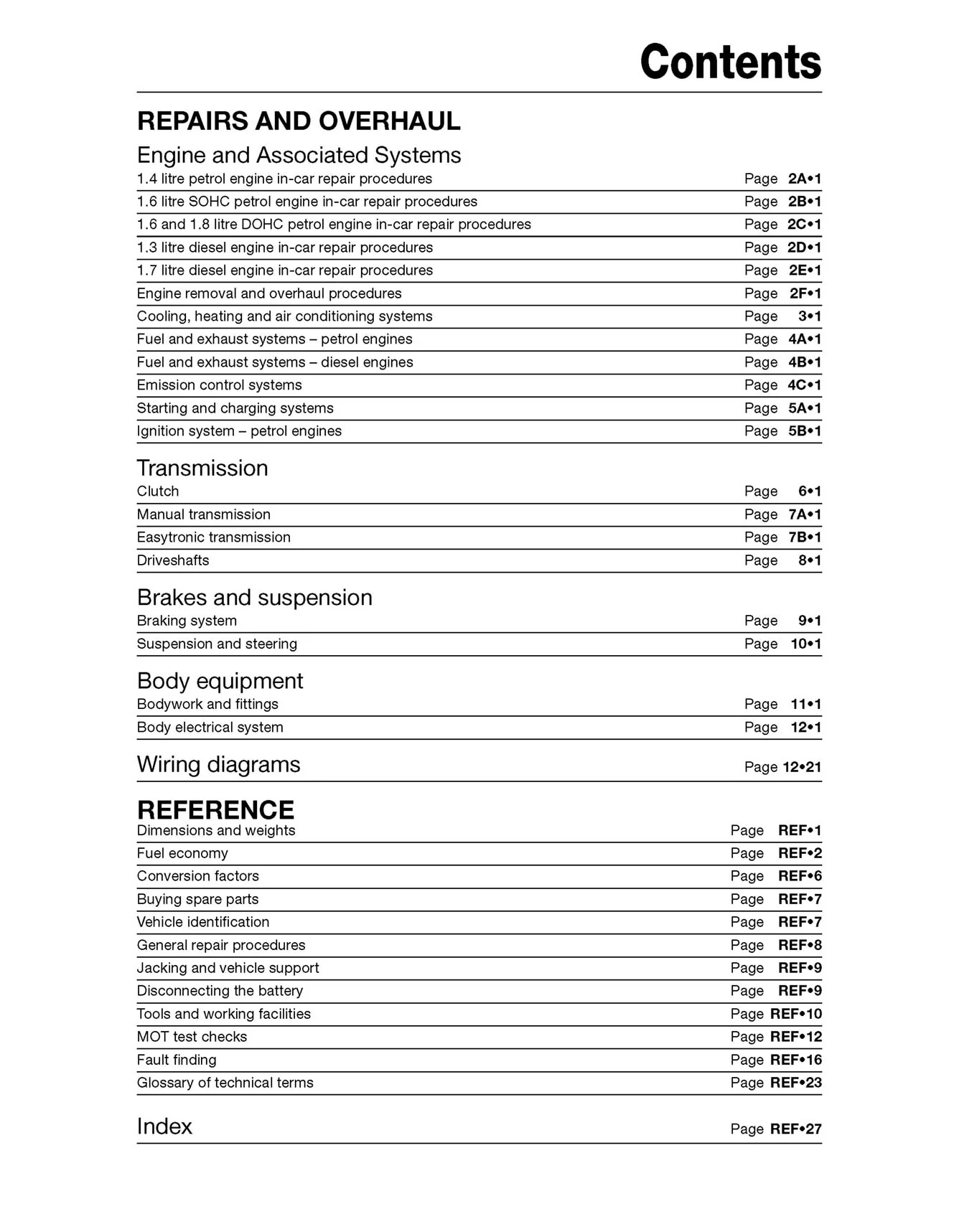 Vauxhall/Opel Meriva Petrol & Diesel (2003-May 2010) Haynes Repair Manual - Image 5
