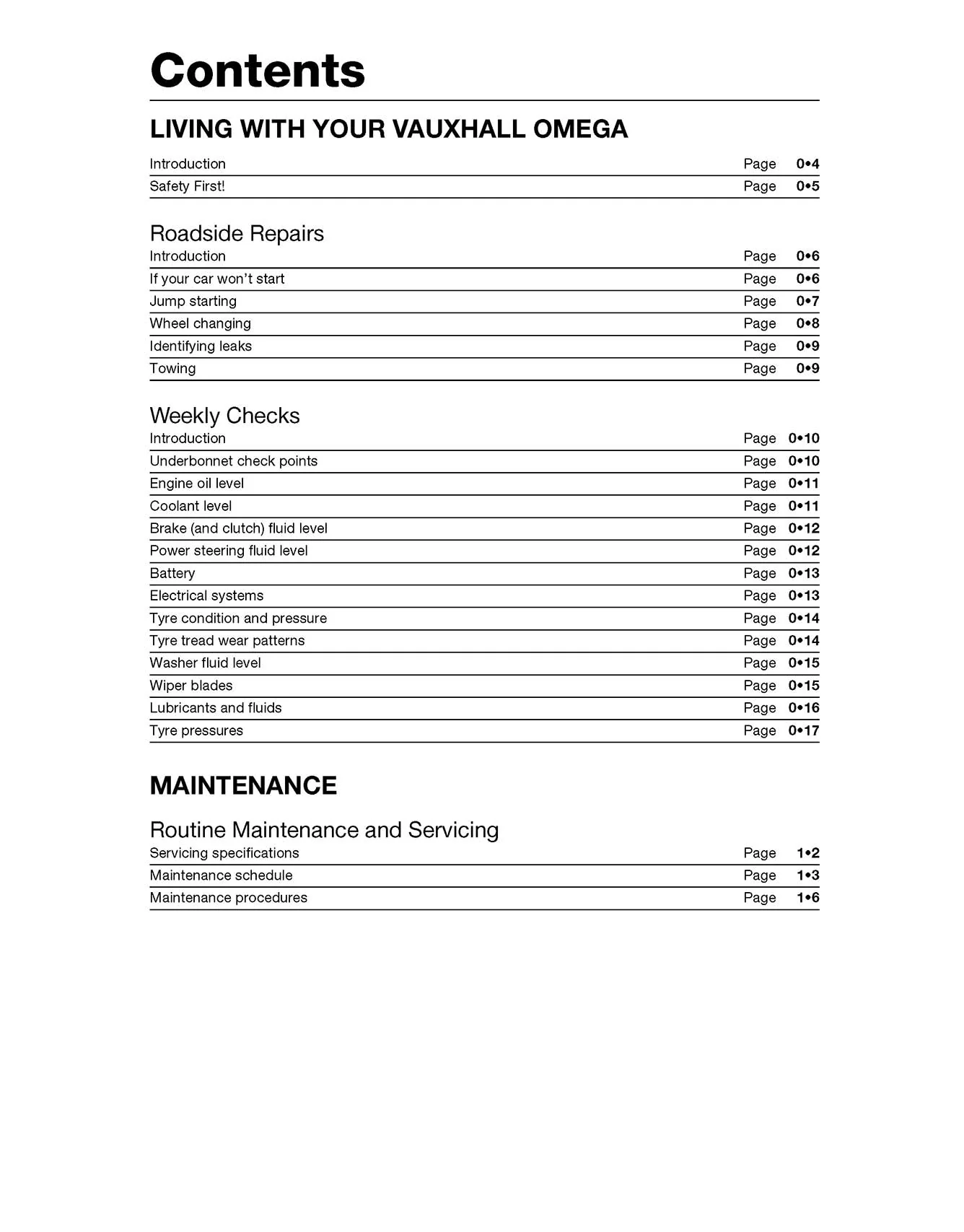 Vauxhall/Opel Omega Petrol (1994-1999) Haynes Repair Manual - Image 3