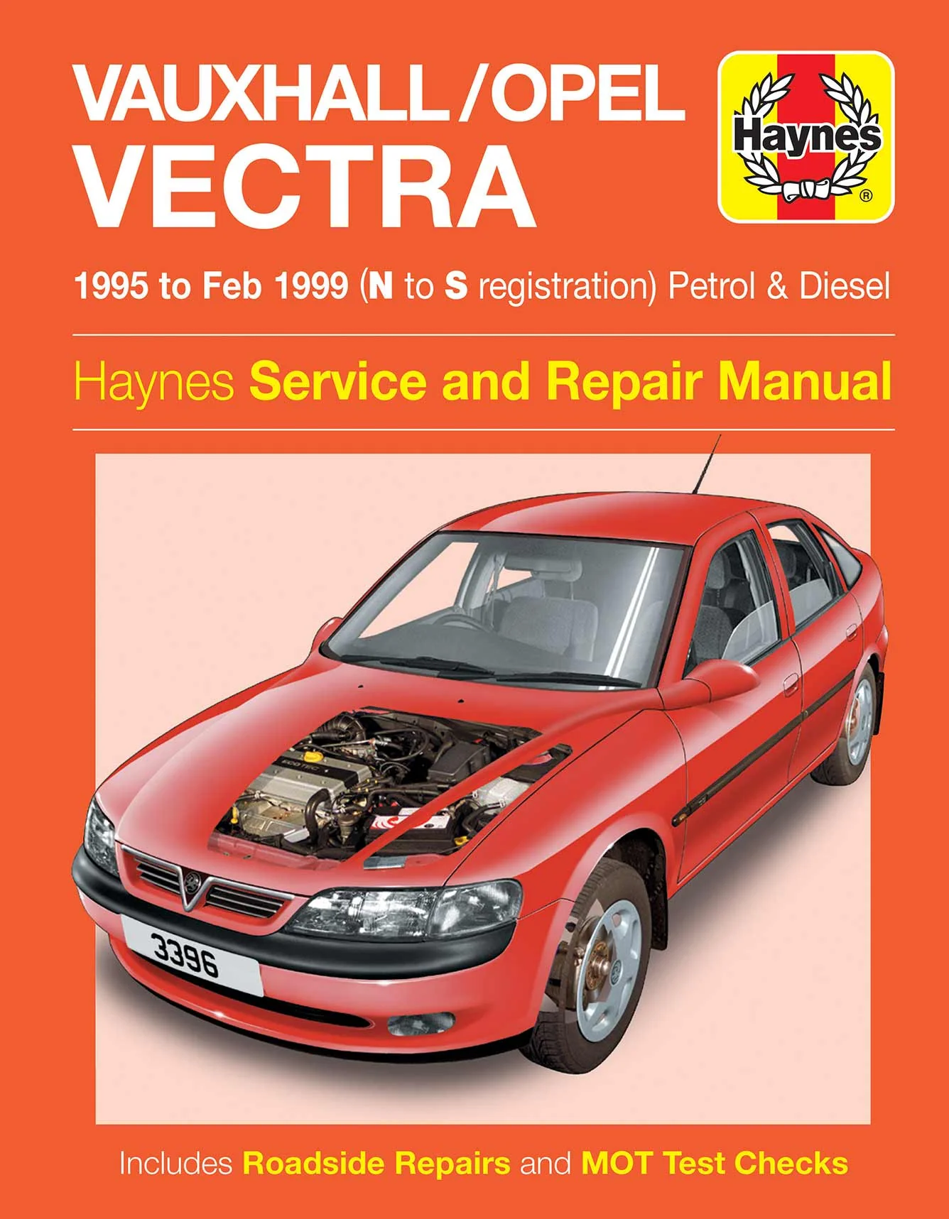 Vauxhall/Opel Vectra Petrol & Diesel (1995-Feb 1999) Haynes Repair Manual