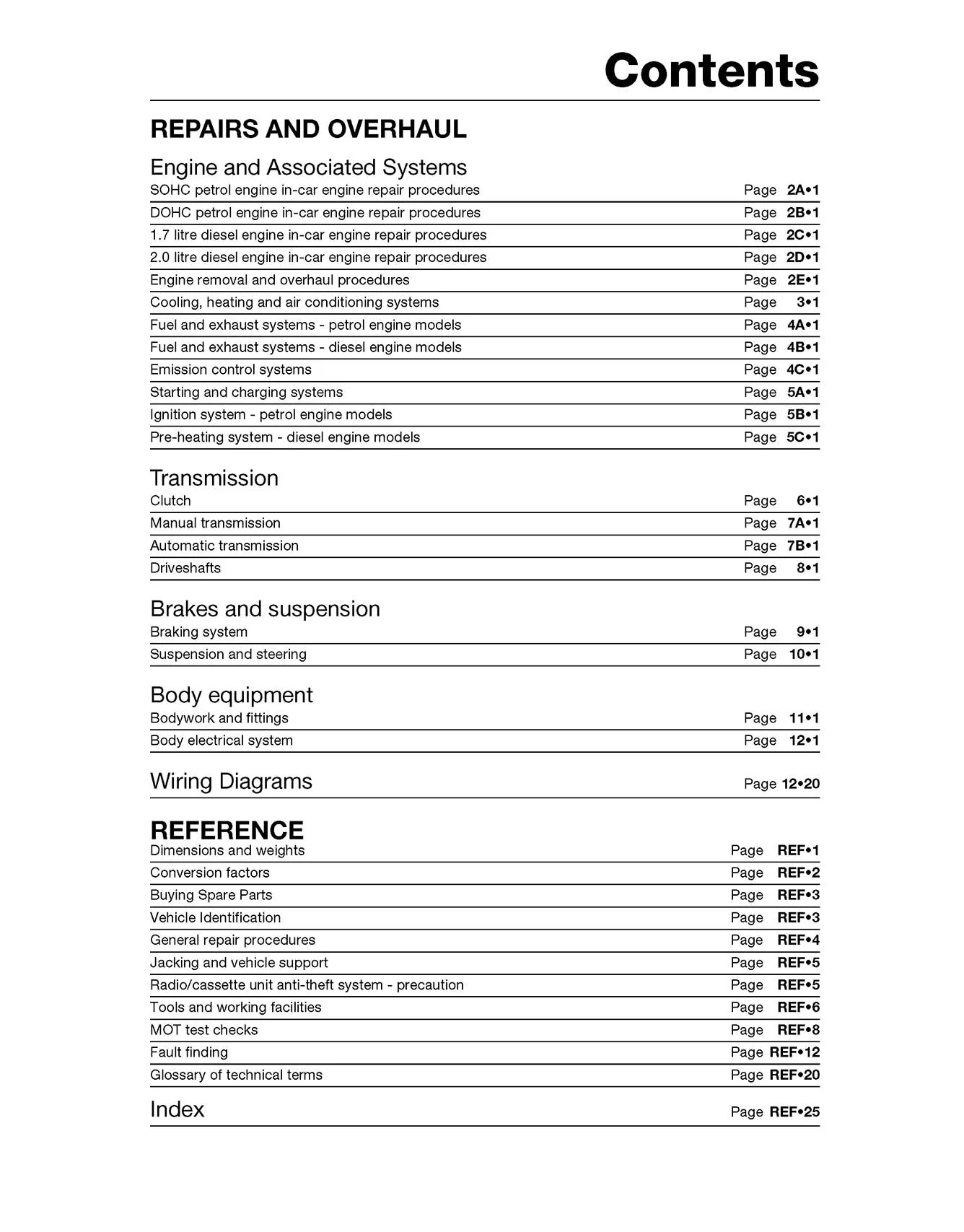 Vauxhall/Opel Vectra Petrol & Diesel (1995-Feb 1999) Haynes Repair Manual - Image 4