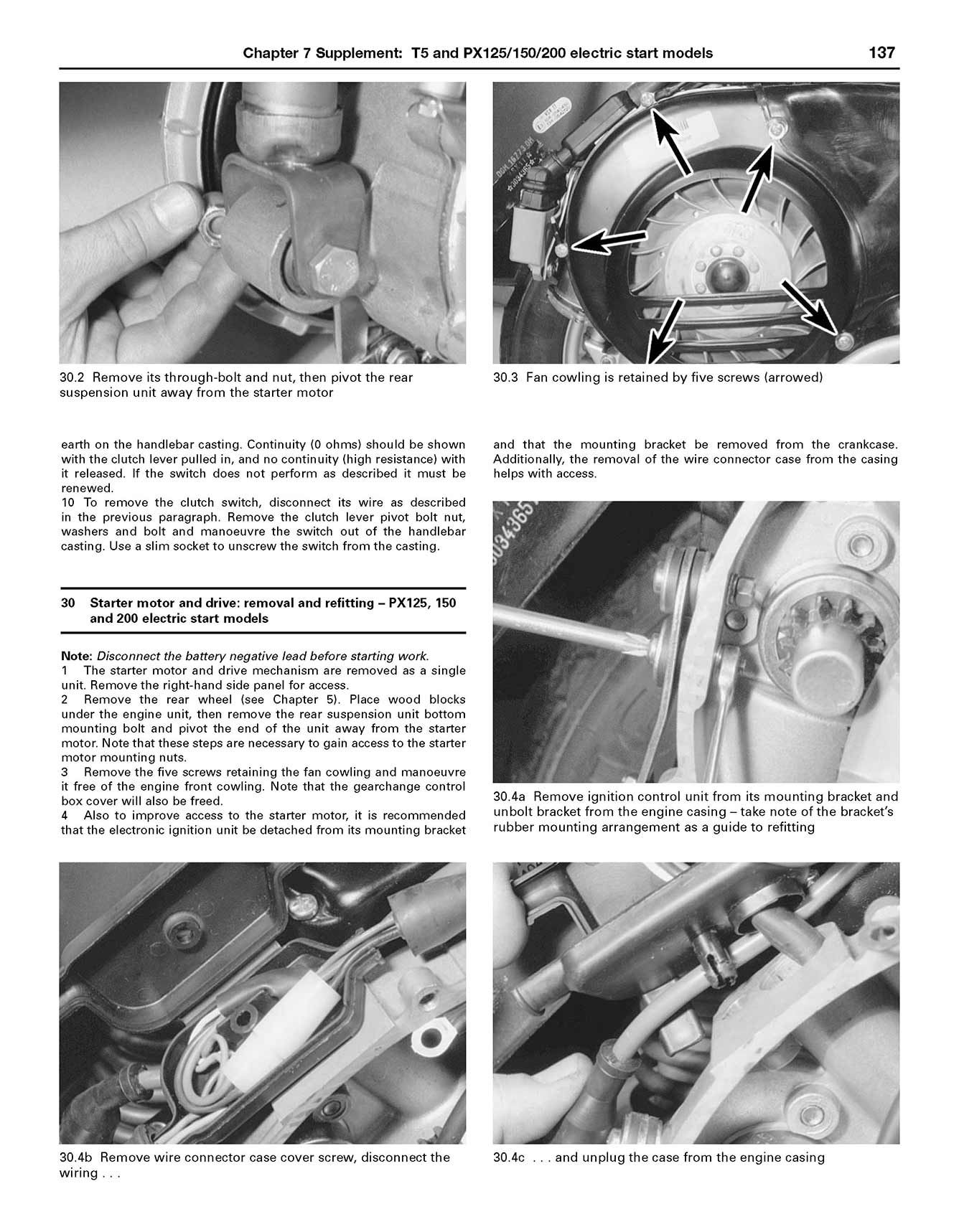 Vespa P/PX 125, 150 & 200 scooters (Inc. LML Star 2T) (1978-2017) Haynes Repair Manual - Image 6
