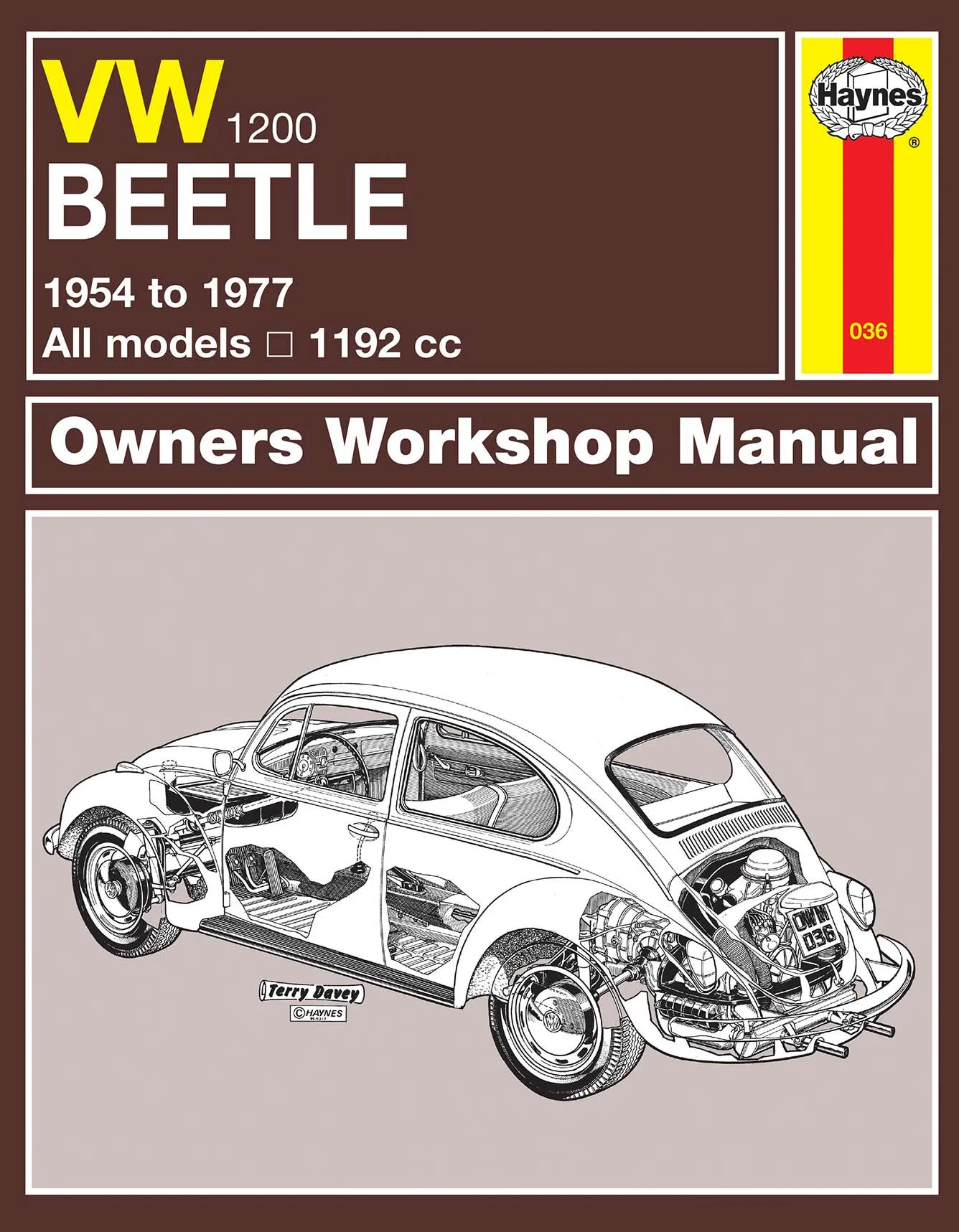 Volkswagen Beetle 1200 (1954-1977) Haynes Repair Manual