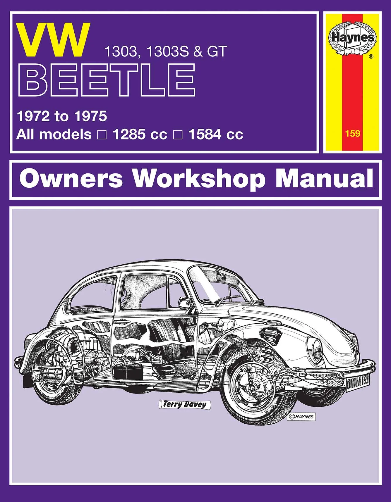 Volkswagen Beetle 1303, 1303S & GT (1972-1975) Haynes Repair Manual