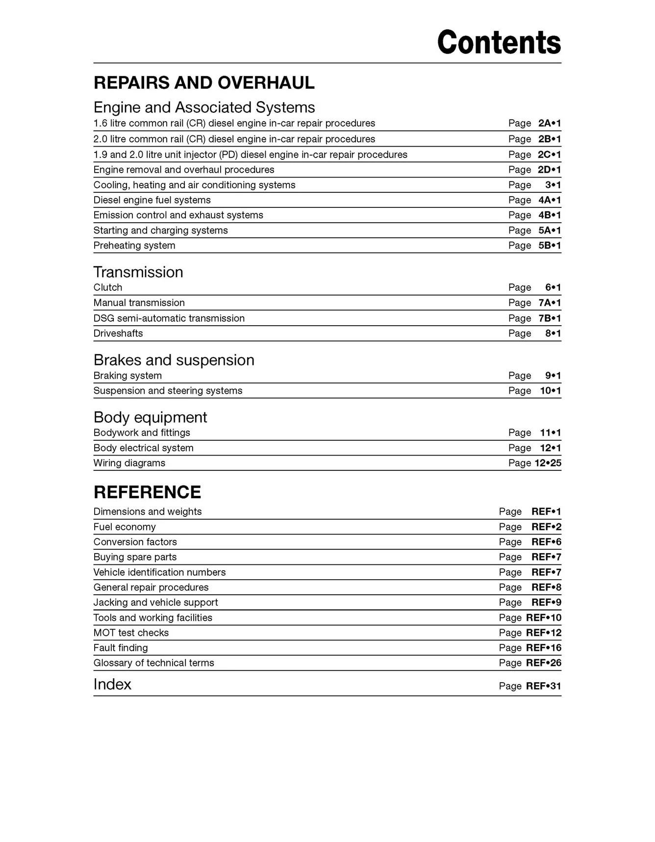 Volkswagen Caddy Diesel (Mar 2004-Sept 2015) 04 to 65 Haynes Repair Manual - Image 5