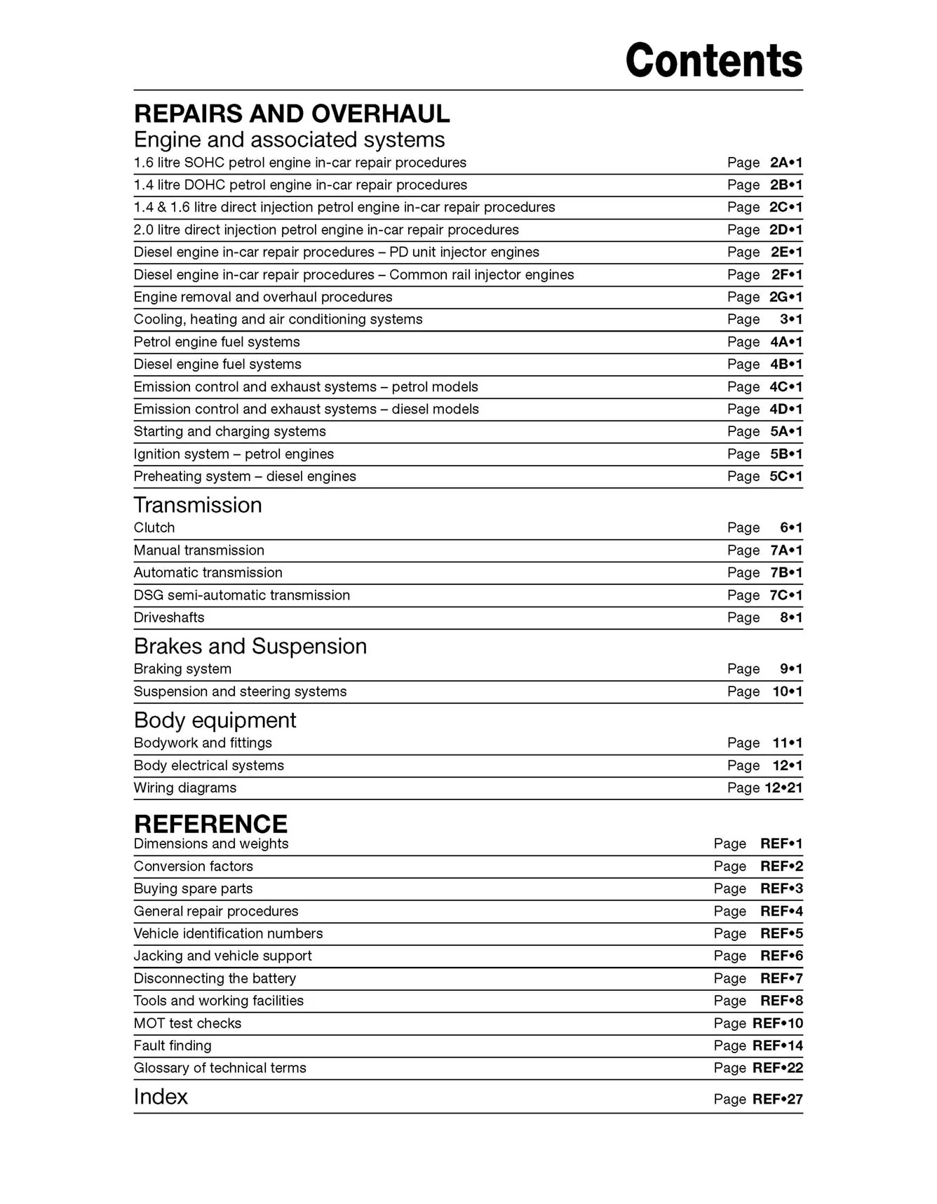 Volkswagen Golf (2004-Sept 2008), Golf Plus (2005-Mar 2009) & Jetta (2006-2009) Haynes Repair Manual - Image 5