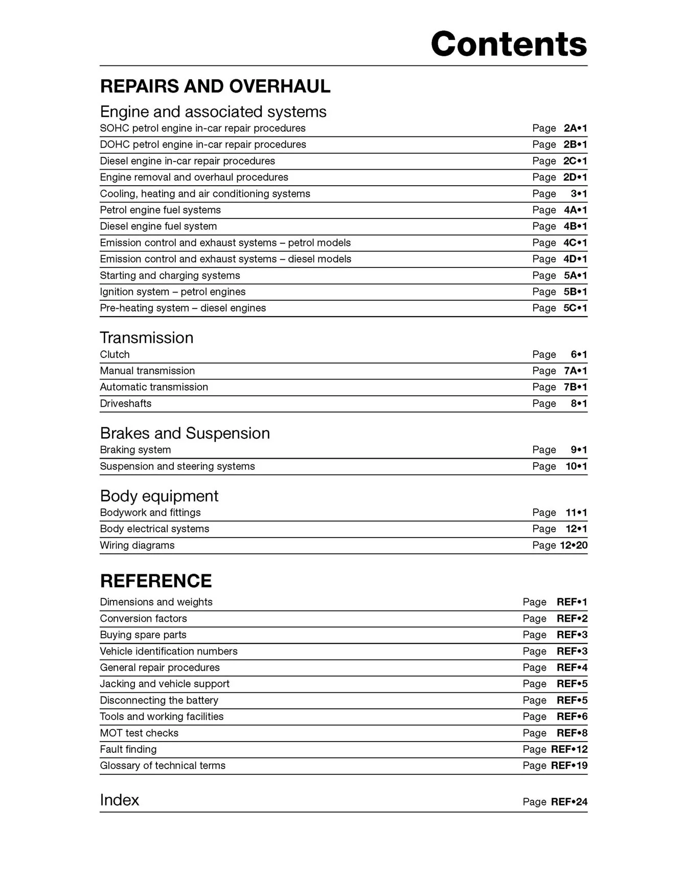 Volkswagen Golf & Bora 4-cyl Petrol & Diesel (2001-2003) Haynes Repair Manual - Image 5