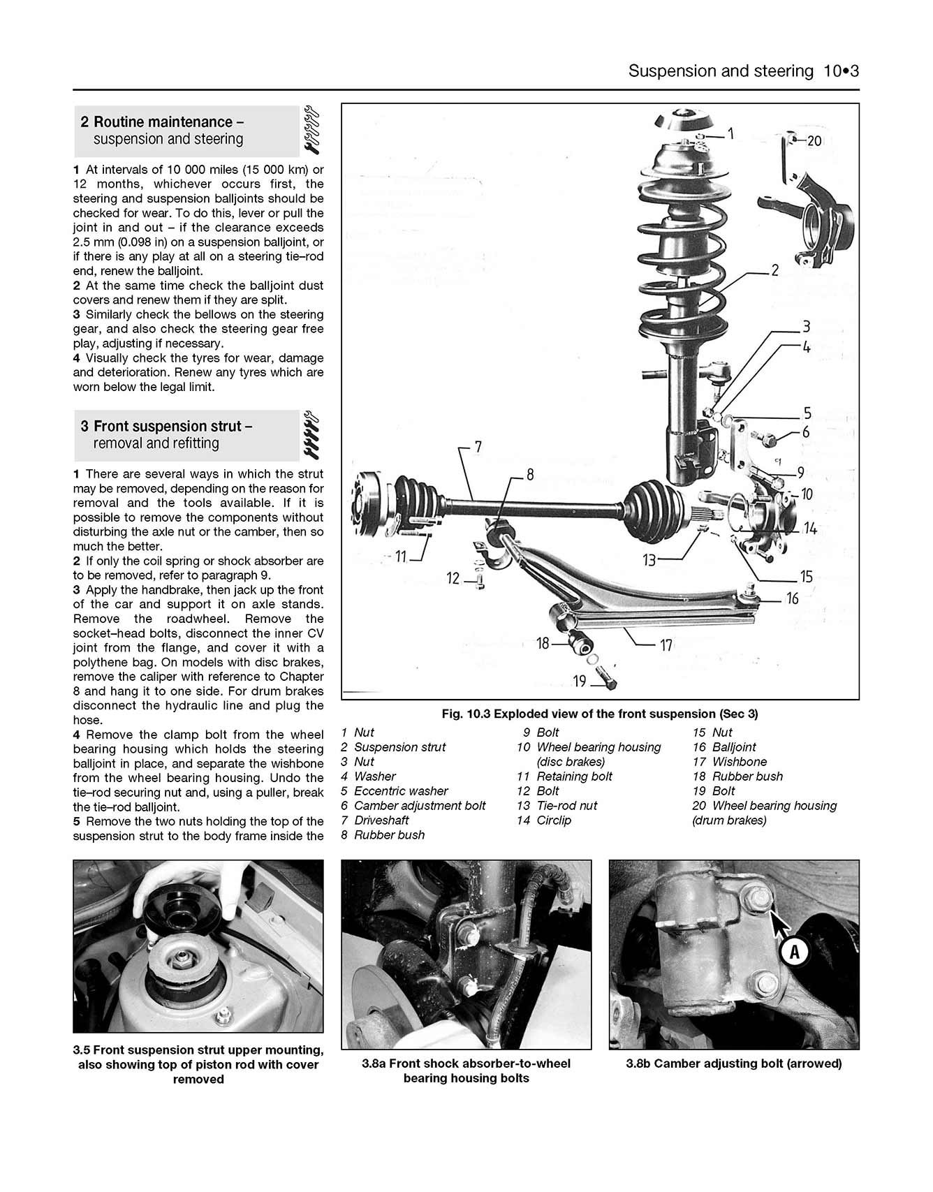 Volkswagen Golf & Jetta Mk 1 Petrol 1.1 & 1.3 (1974-1984) Haynes Repair Manual - Image 6