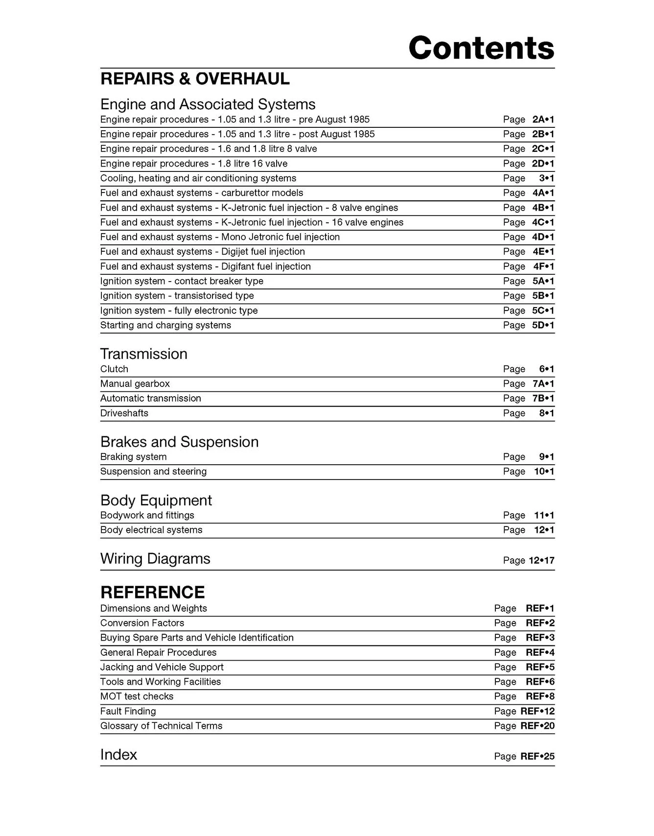 Volkswagen Golf & Jetta Mk 2 Petrol (Mar 1984-Feb 1992) Haynes Repair Manual - Image 4