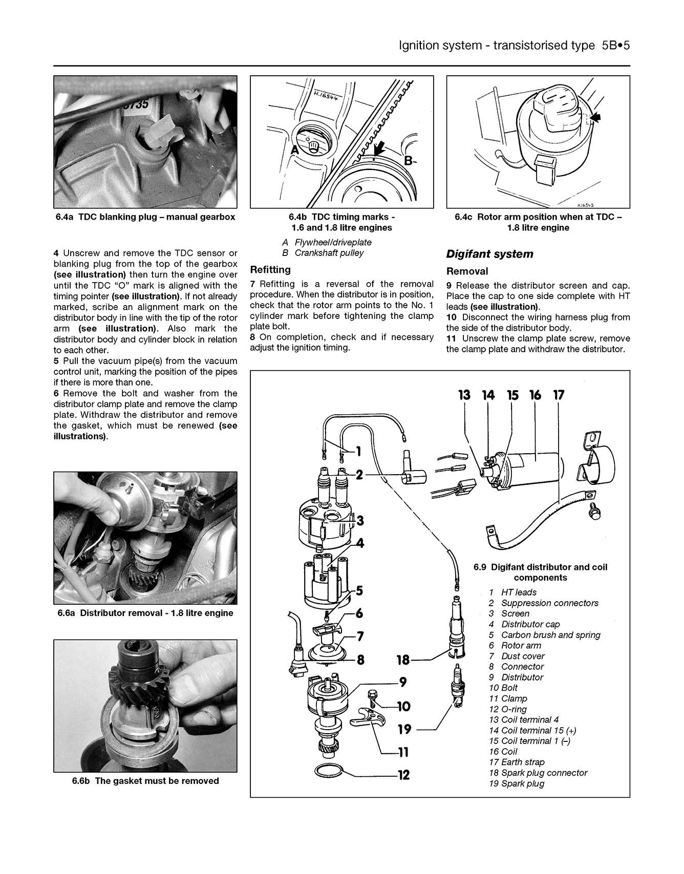 Volkswagen Golf & Jetta Mk 2 Petrol (Mar 1984-Feb 1992) Haynes Repair Manual - Image 6